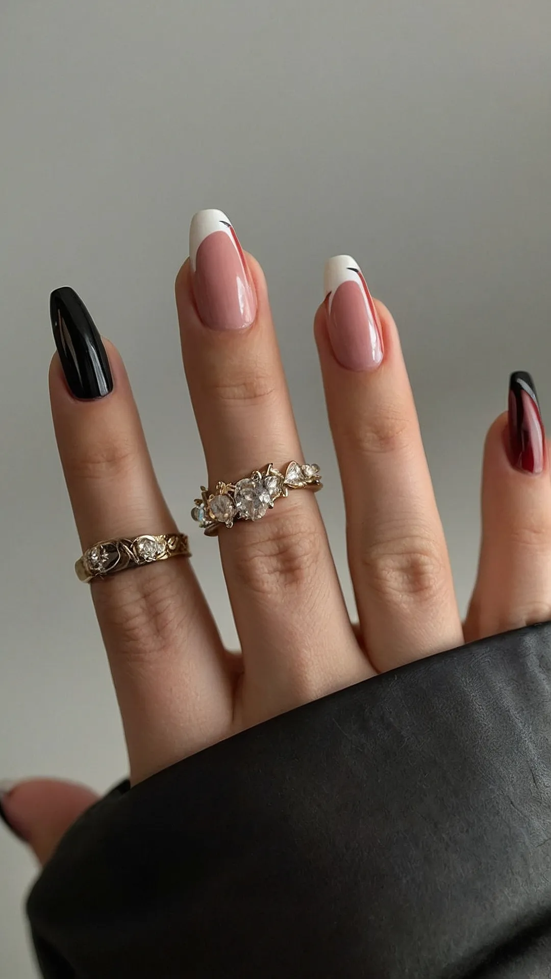 Glam Coffin Nails