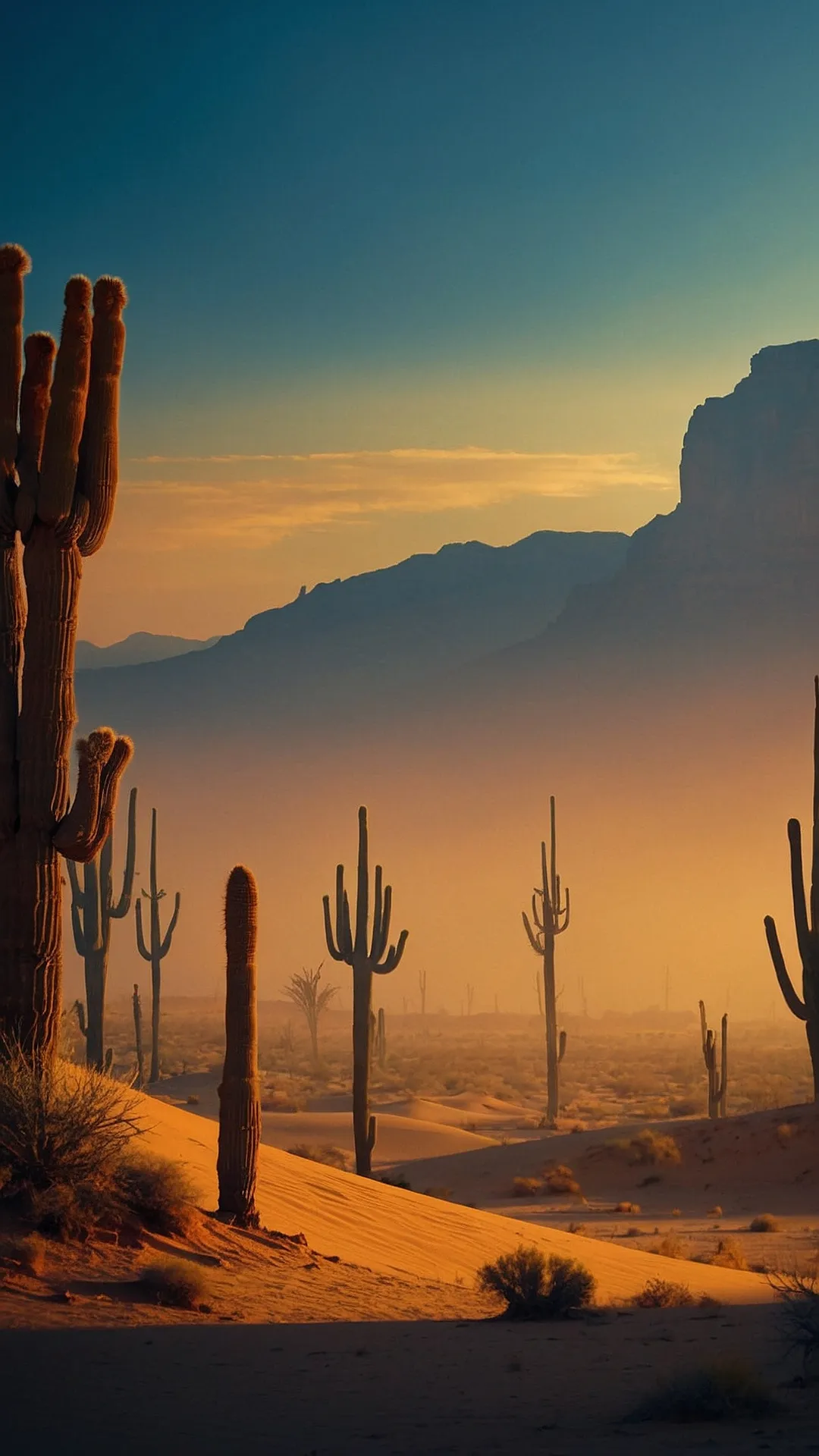 Crimson Saguaro Serenade