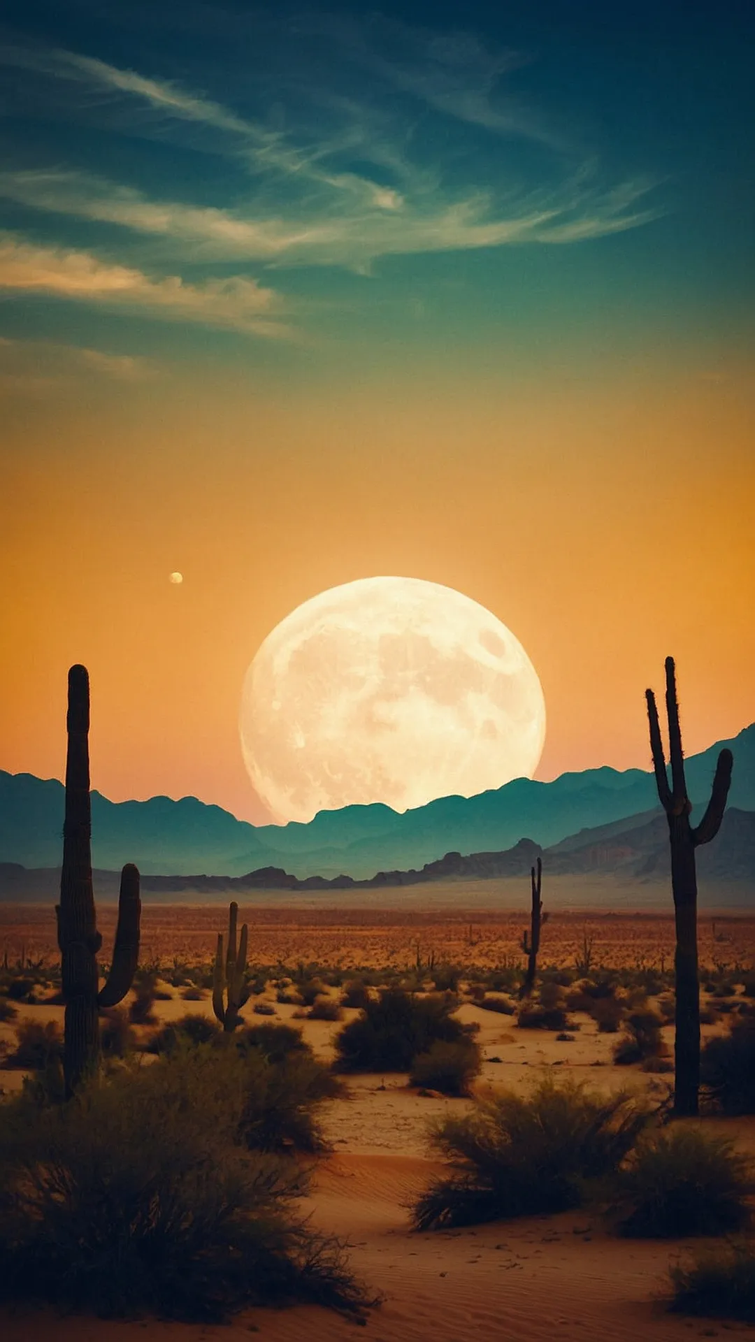 Starlight Desert Canvas