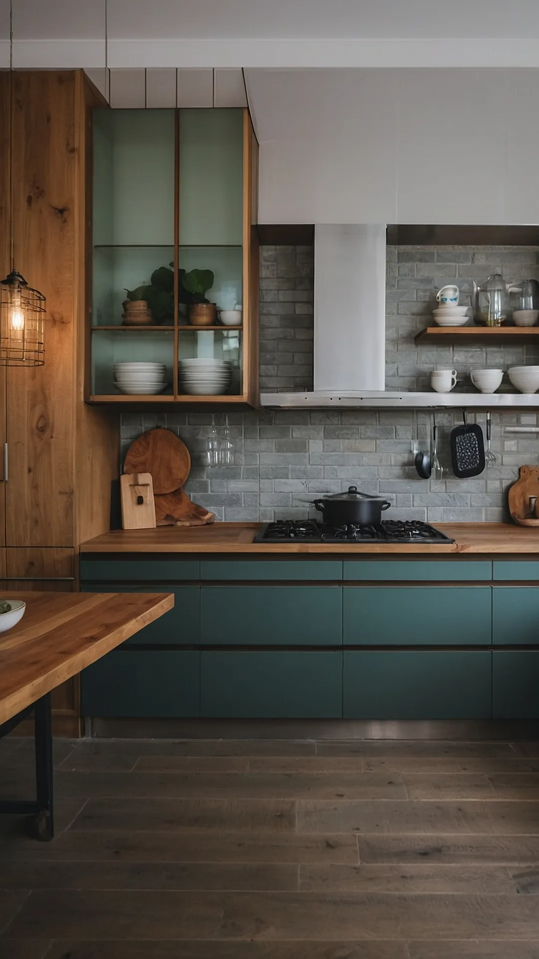 Rustic Kitchen Romance