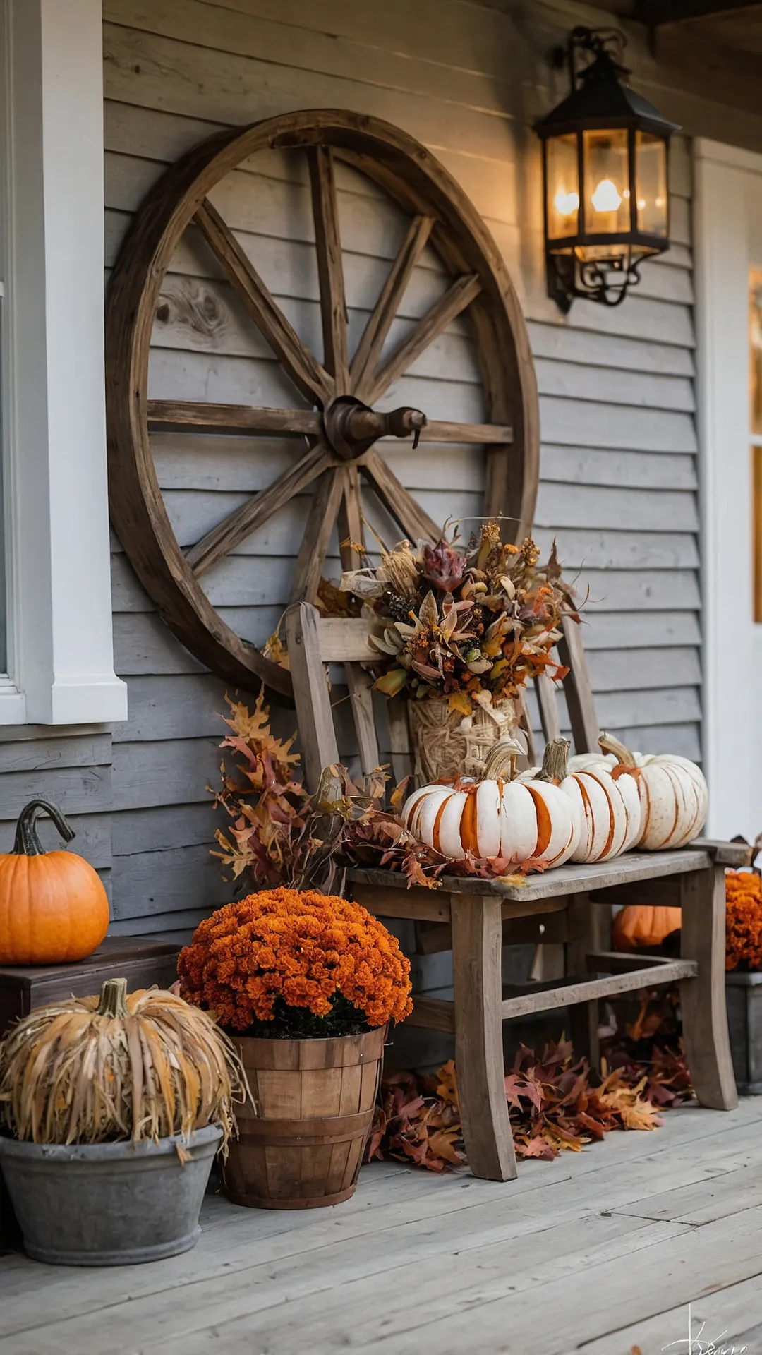 Porch Perfect Pumpkins