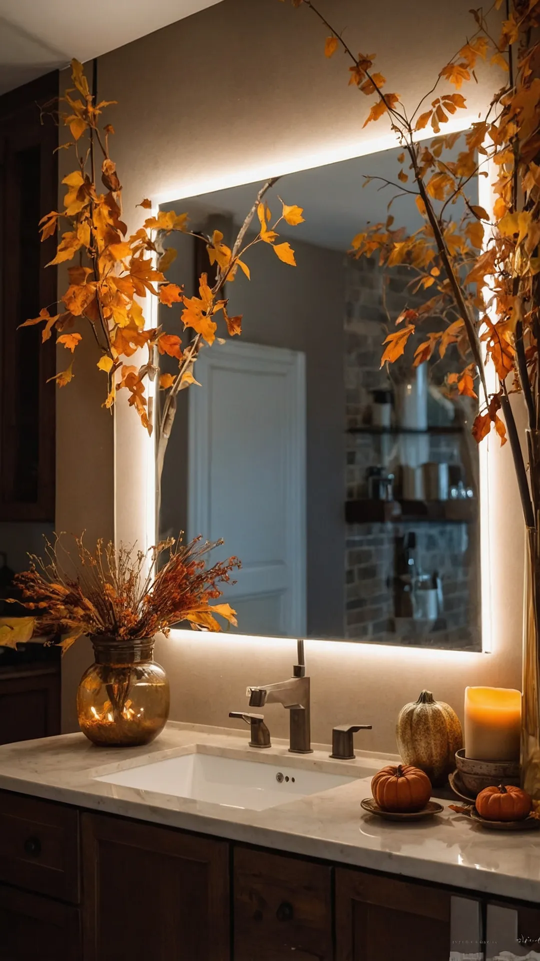 Fall Bathroom Drop
