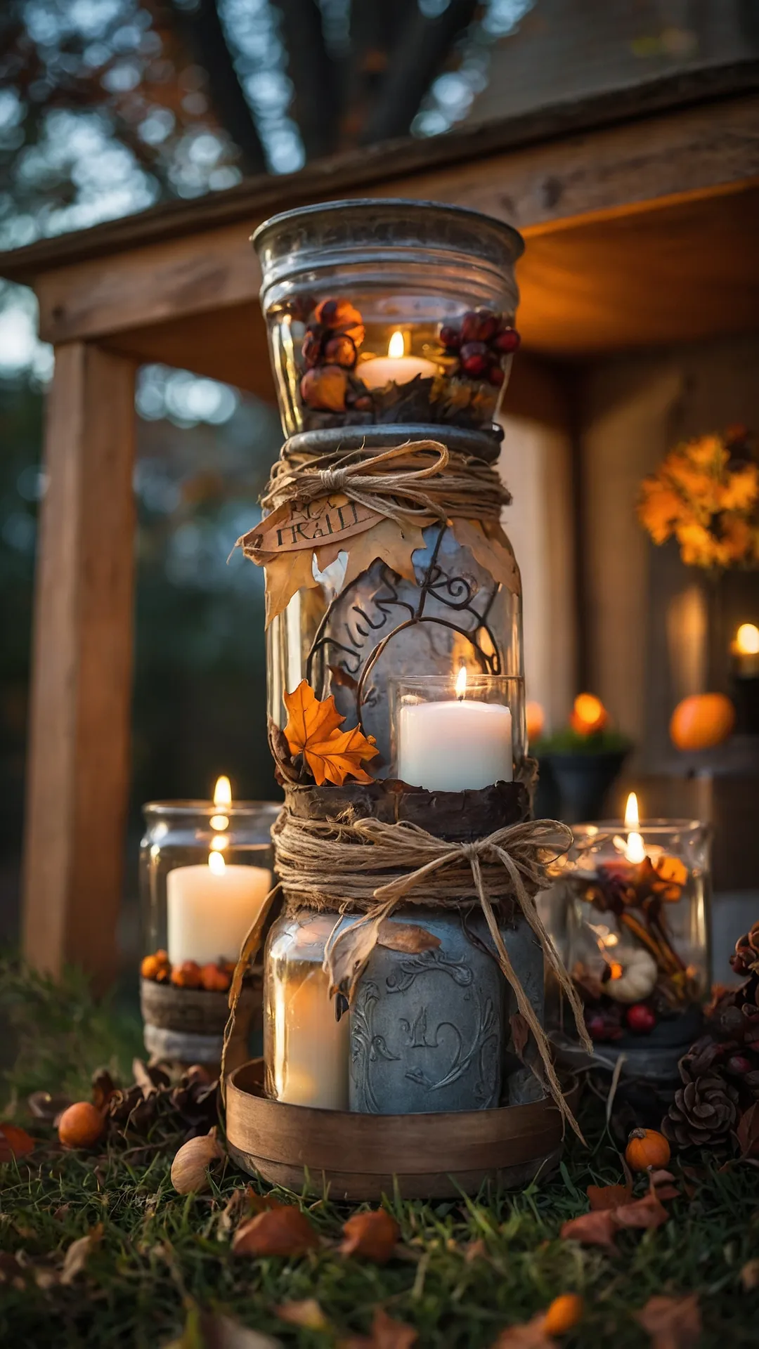 Autumn Jar Luminaries