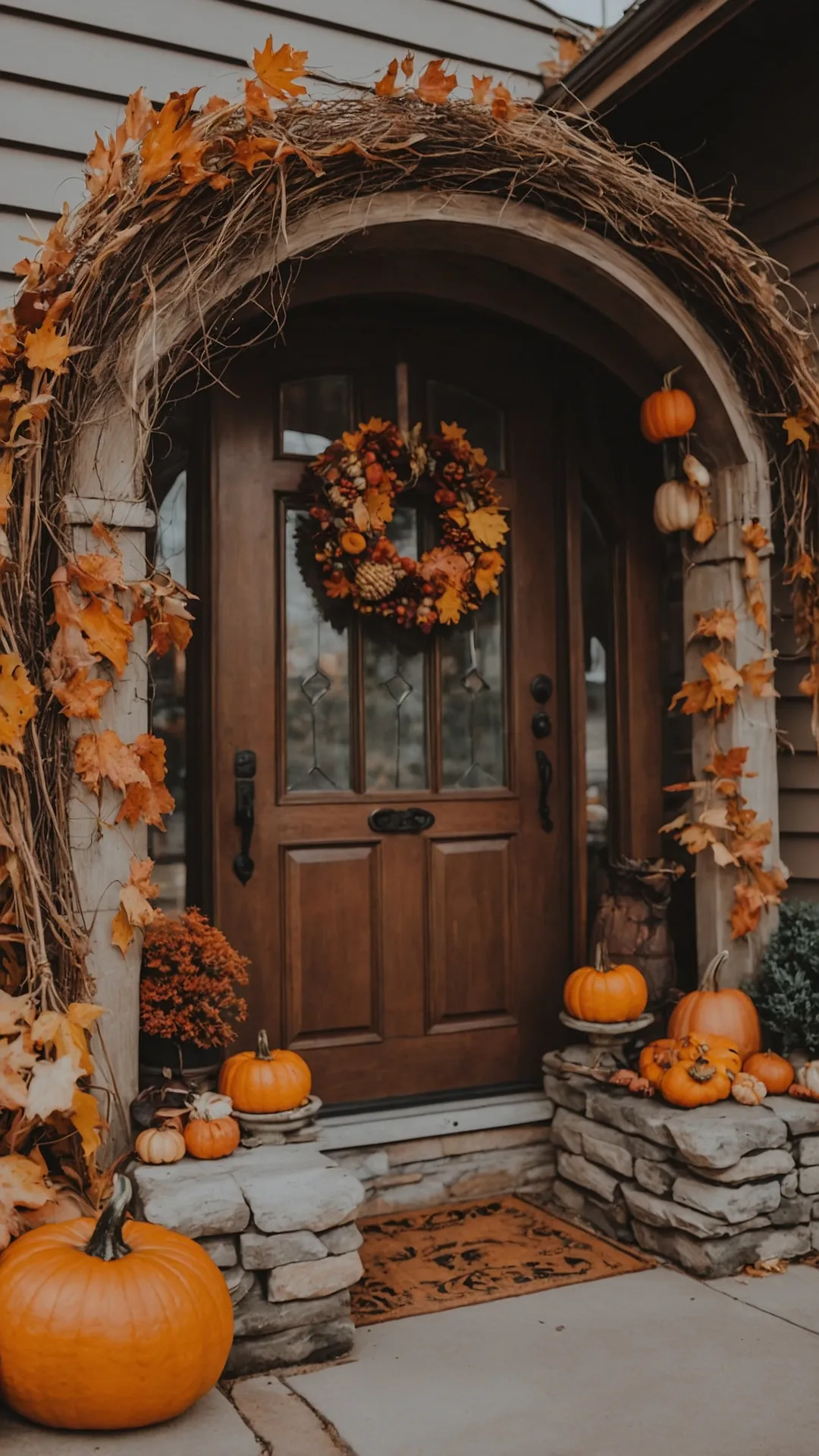 Doorway Pumpkin Drama