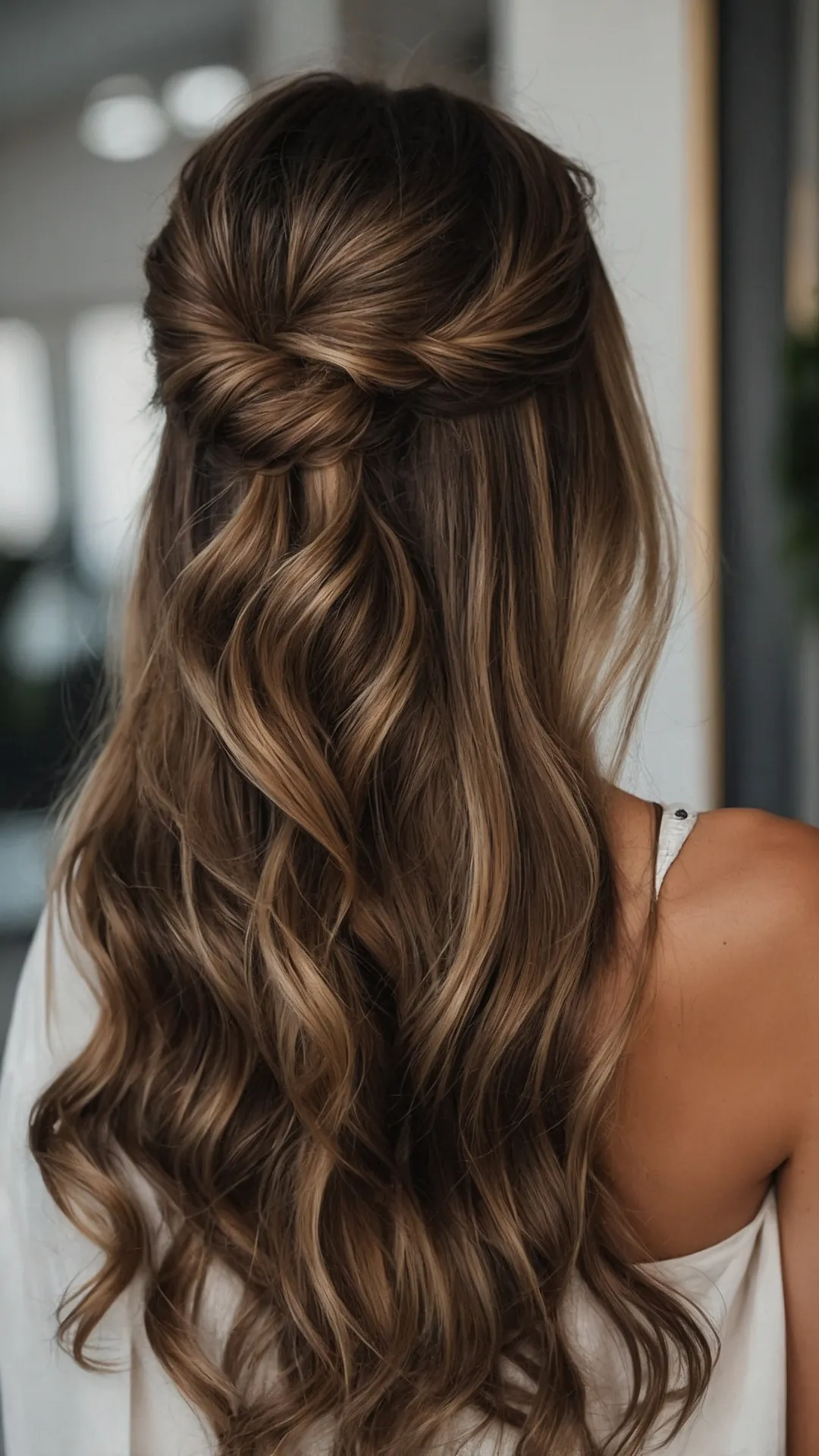 Glamorous Half-Up Win