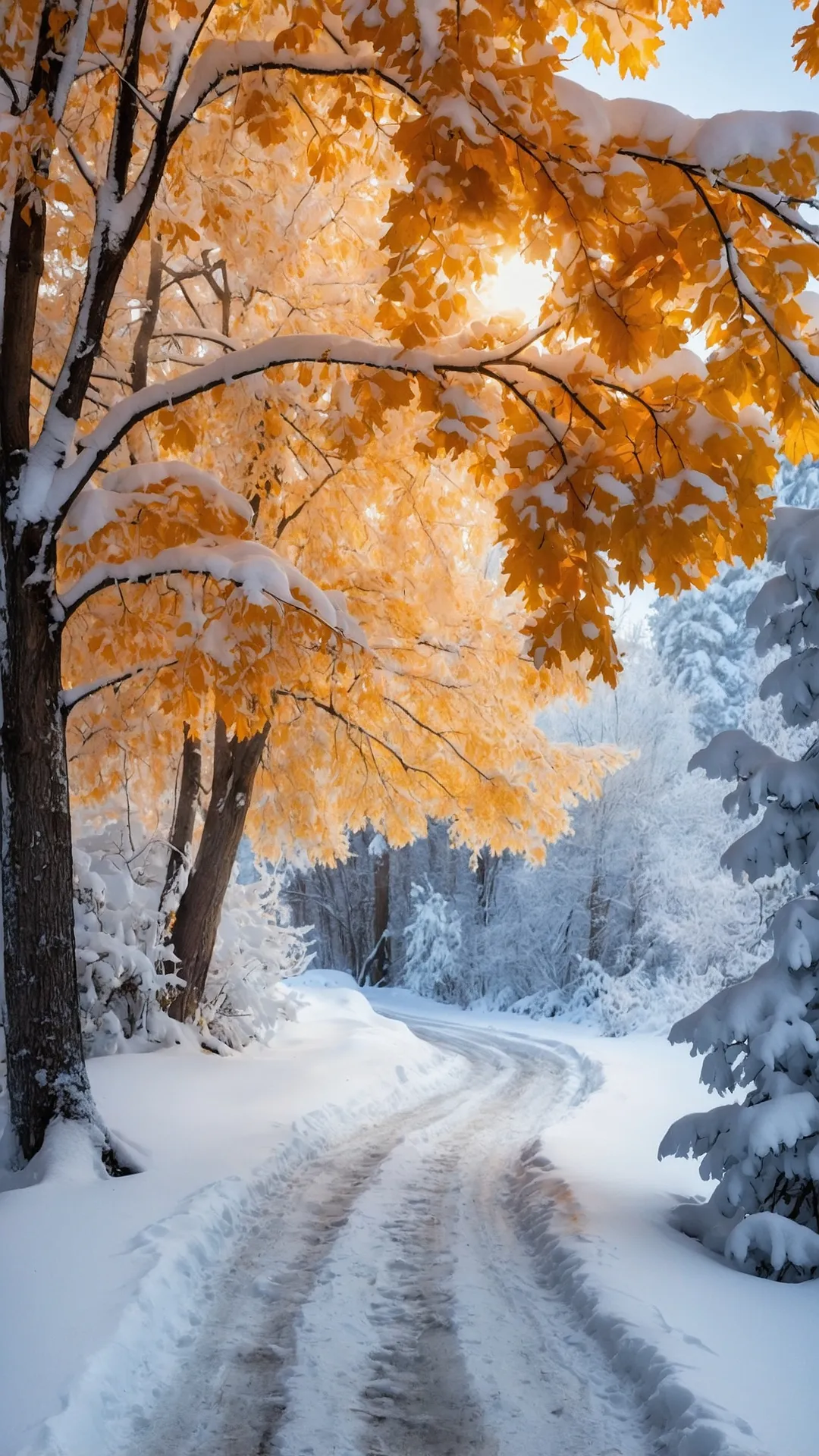 Heaven's White Canvas