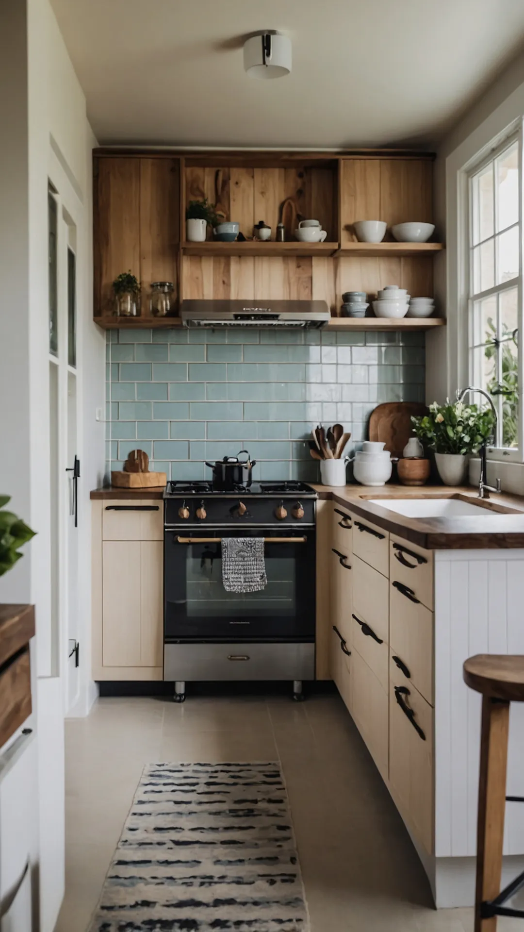 Charm in a Small Kitchen