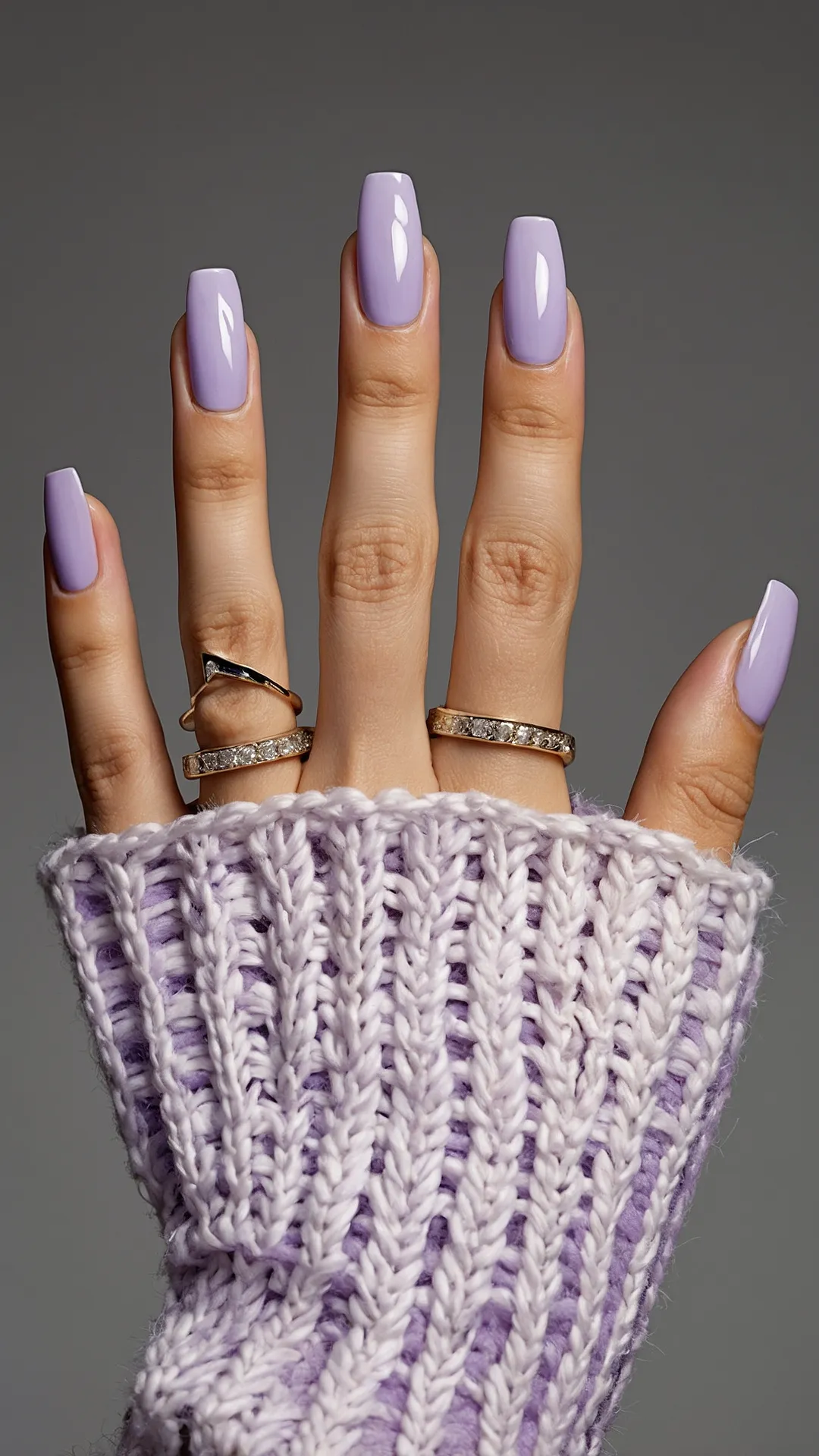 Blooming Purple Mani
