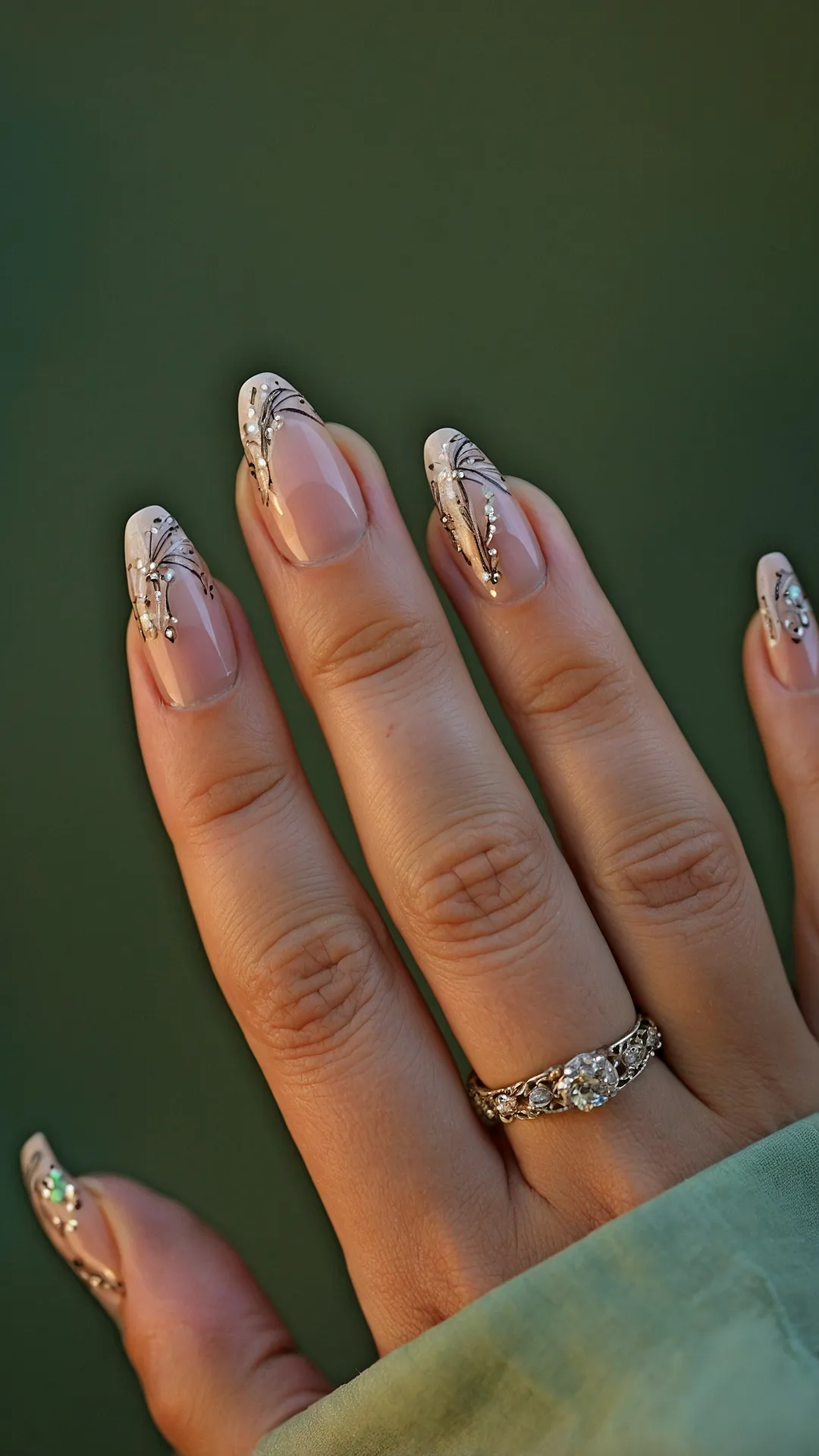 Easy Glitter Tips