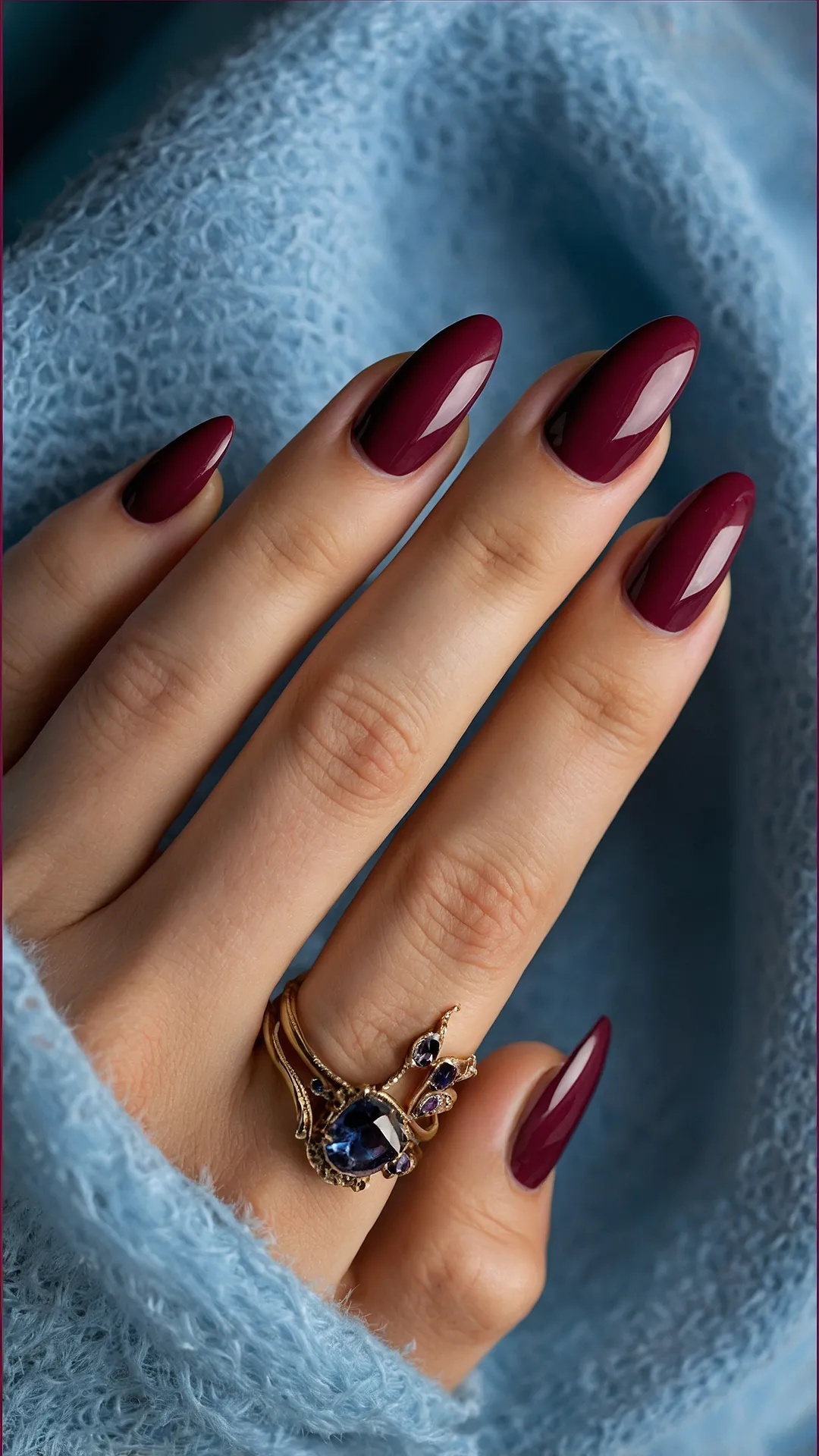Velvet Maroon Tips