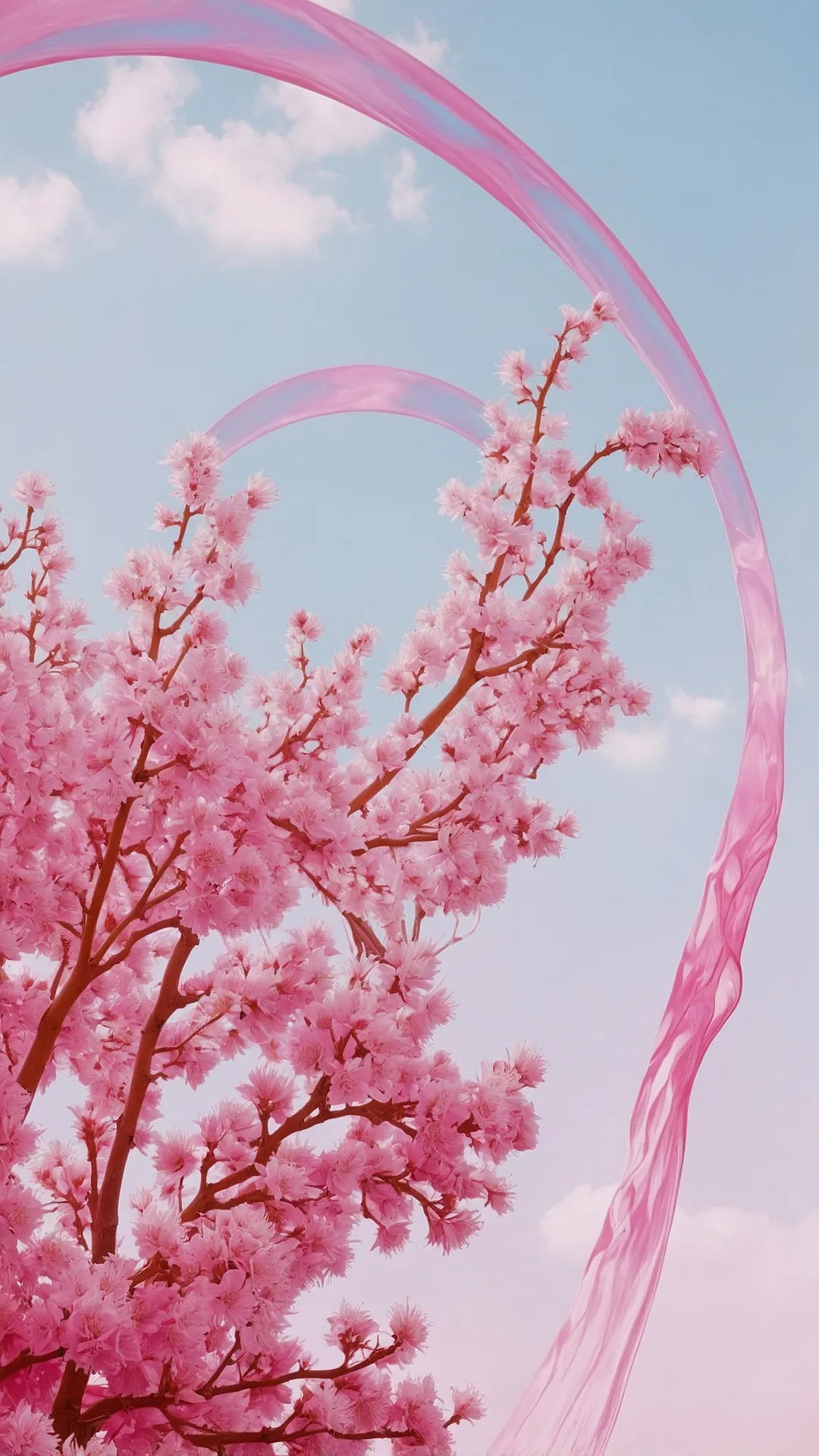 Fuchsia Fantasy Wall