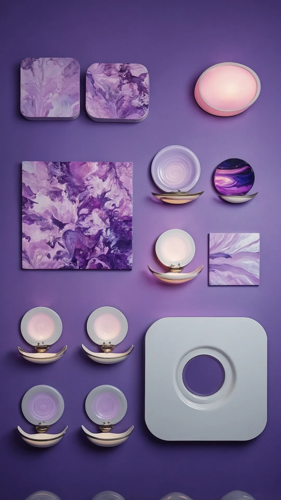 Wallpaper Wonderland in Violet