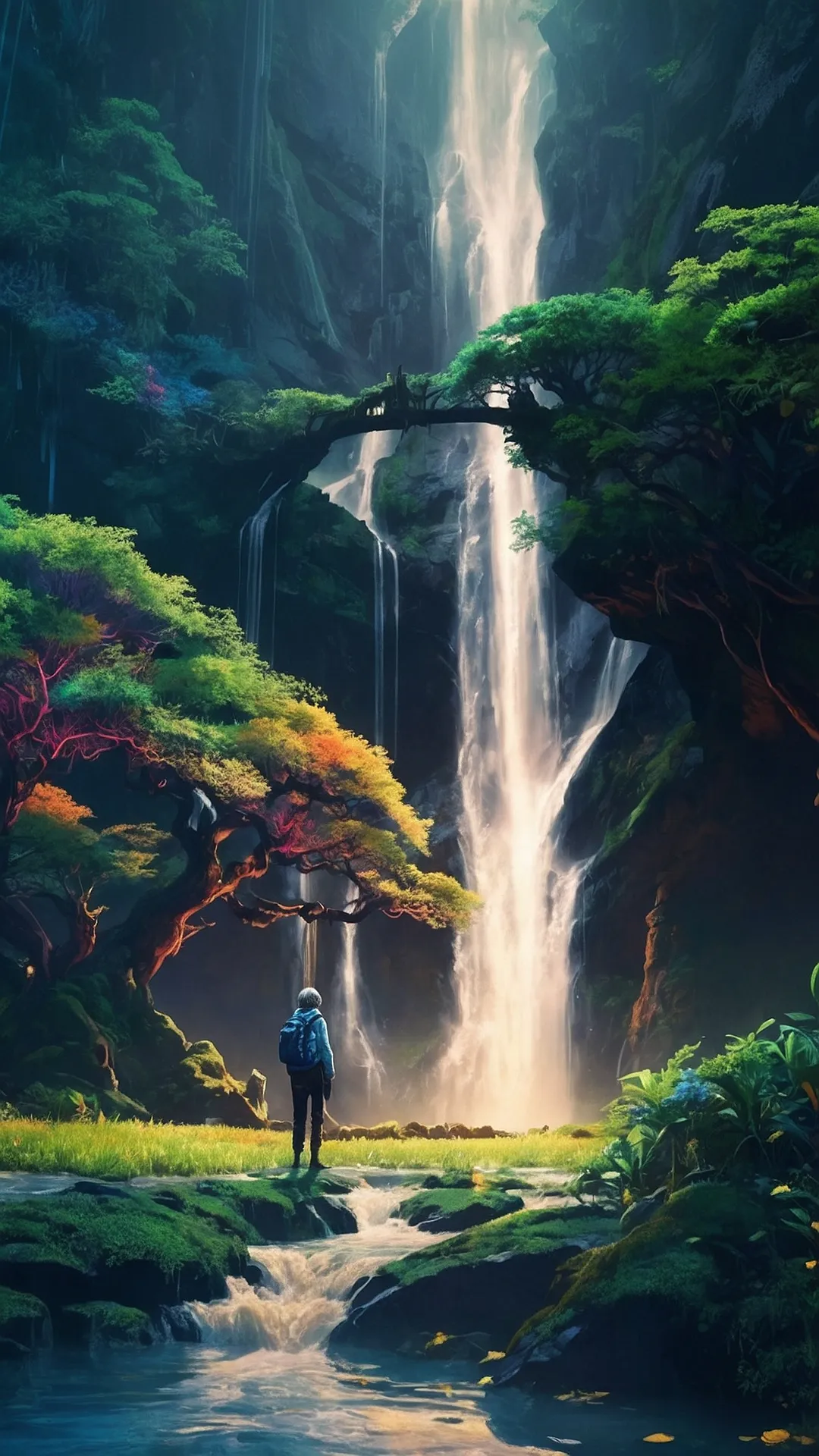 Waterfall Anime Dream