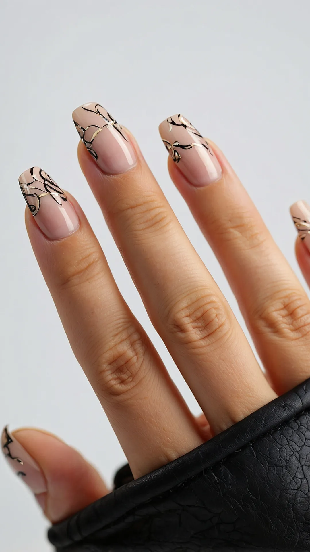 Blush & Gold Tips
