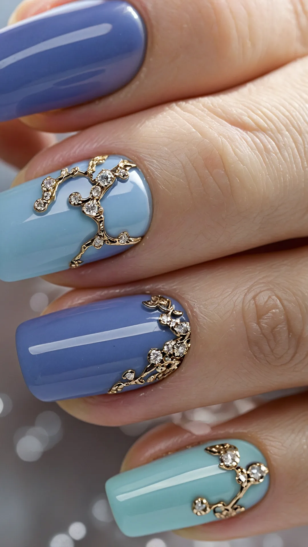 Prom Vibe Nail Art