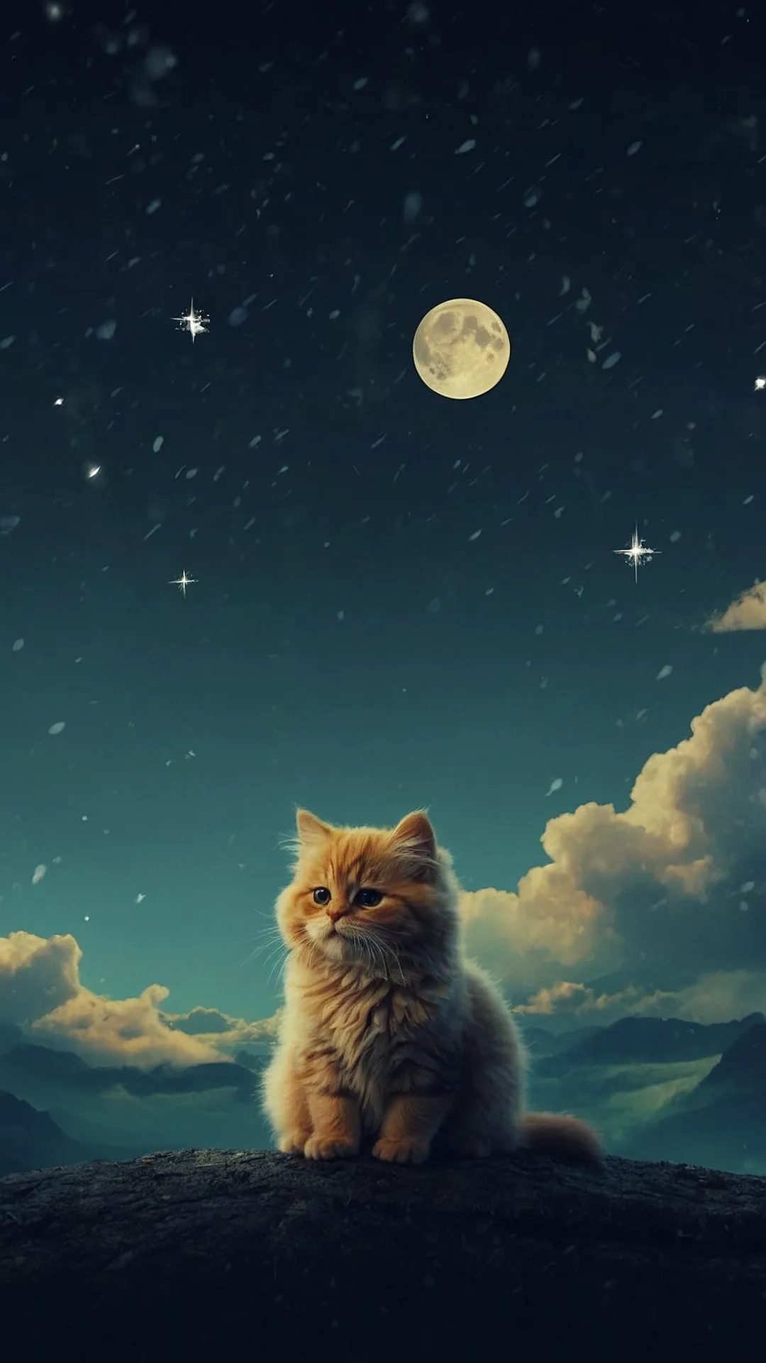 Moonlit Felines