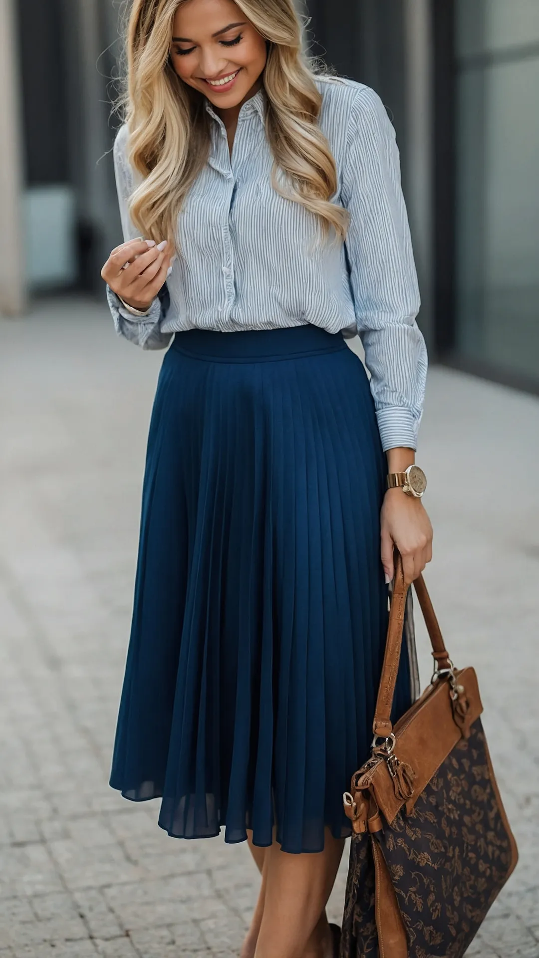 Effortless Blue Chic