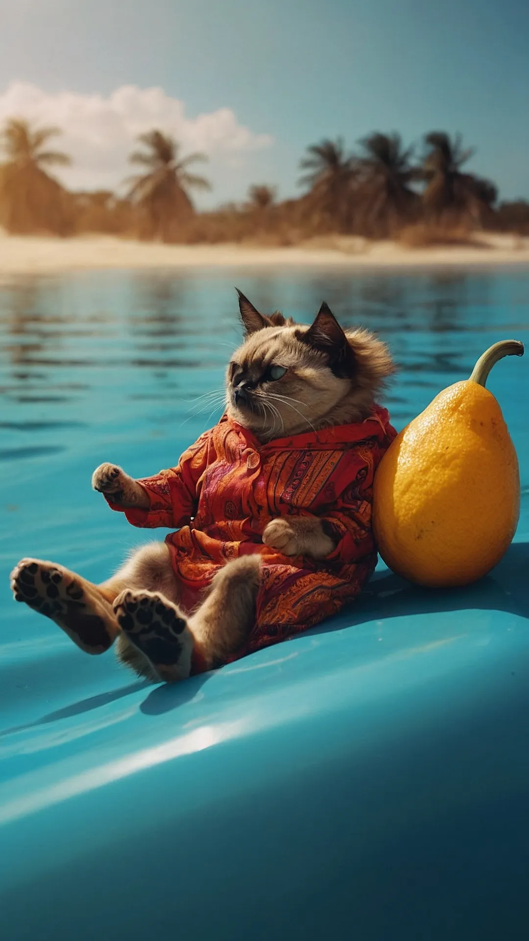 Cat-titude Adjustment: Beach Edition