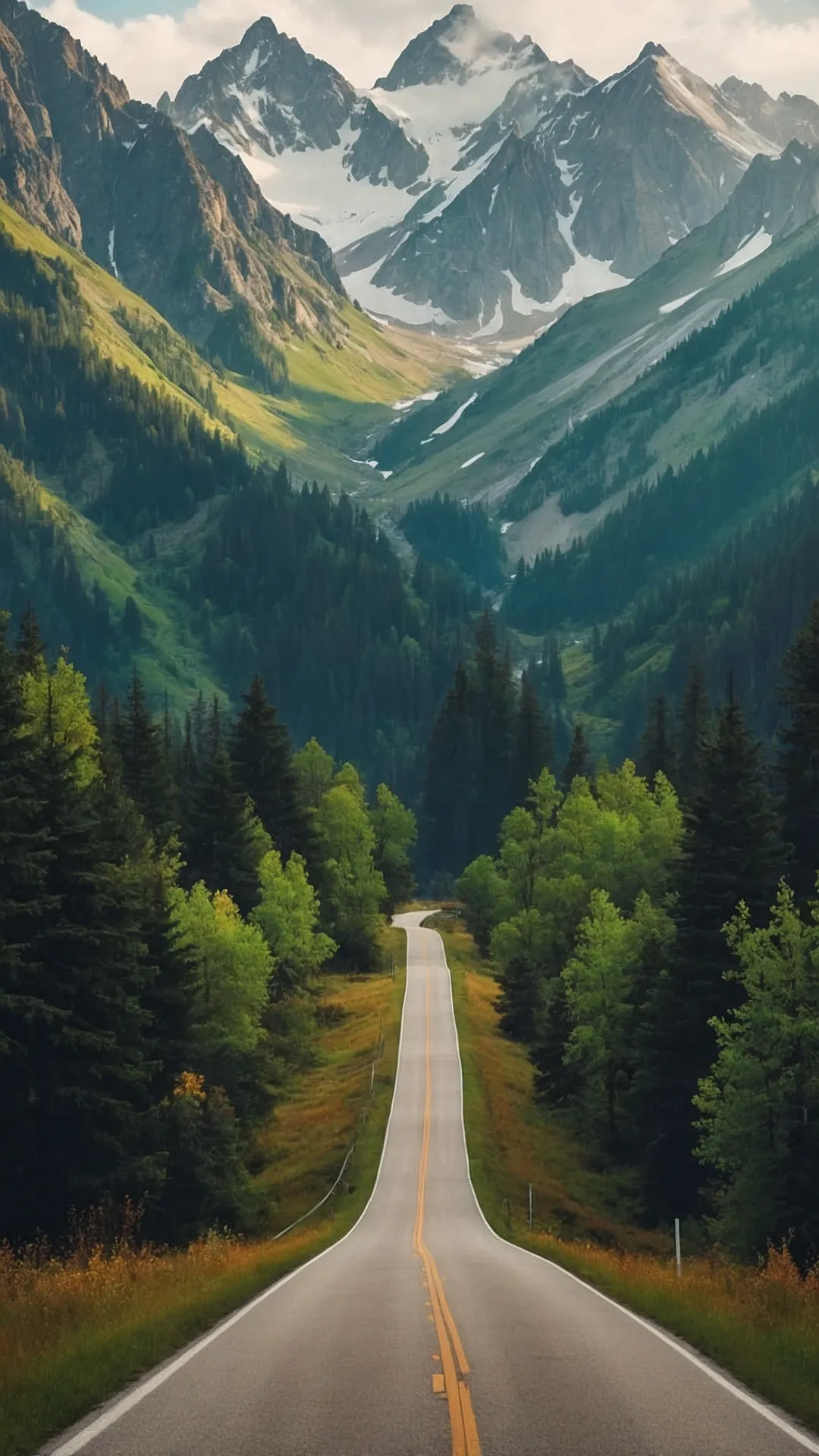 Digital Mountain Serenity