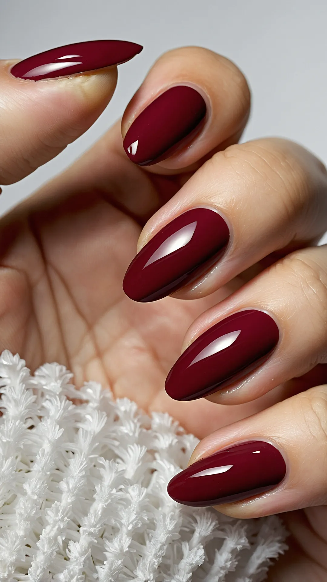 Glossy Maroon Glow
