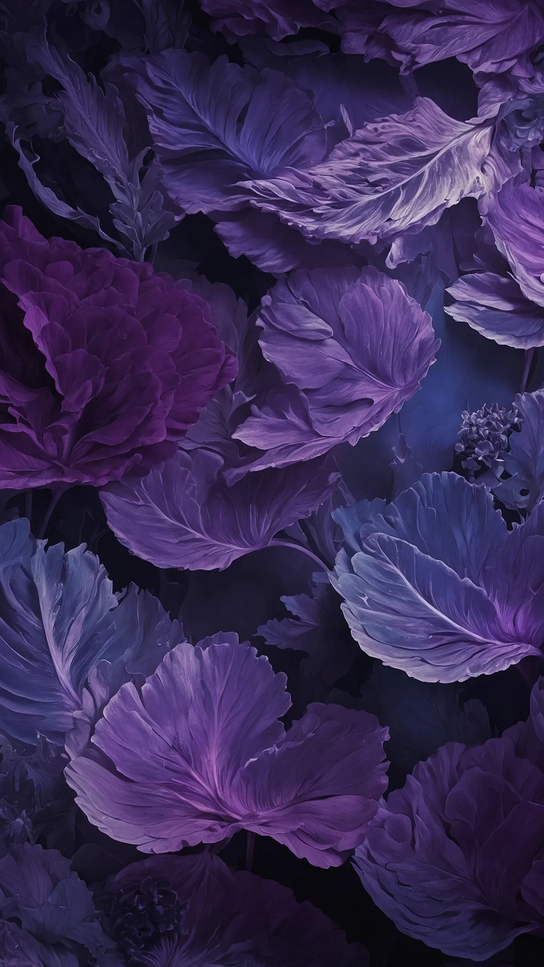 Screen Painted in Purple