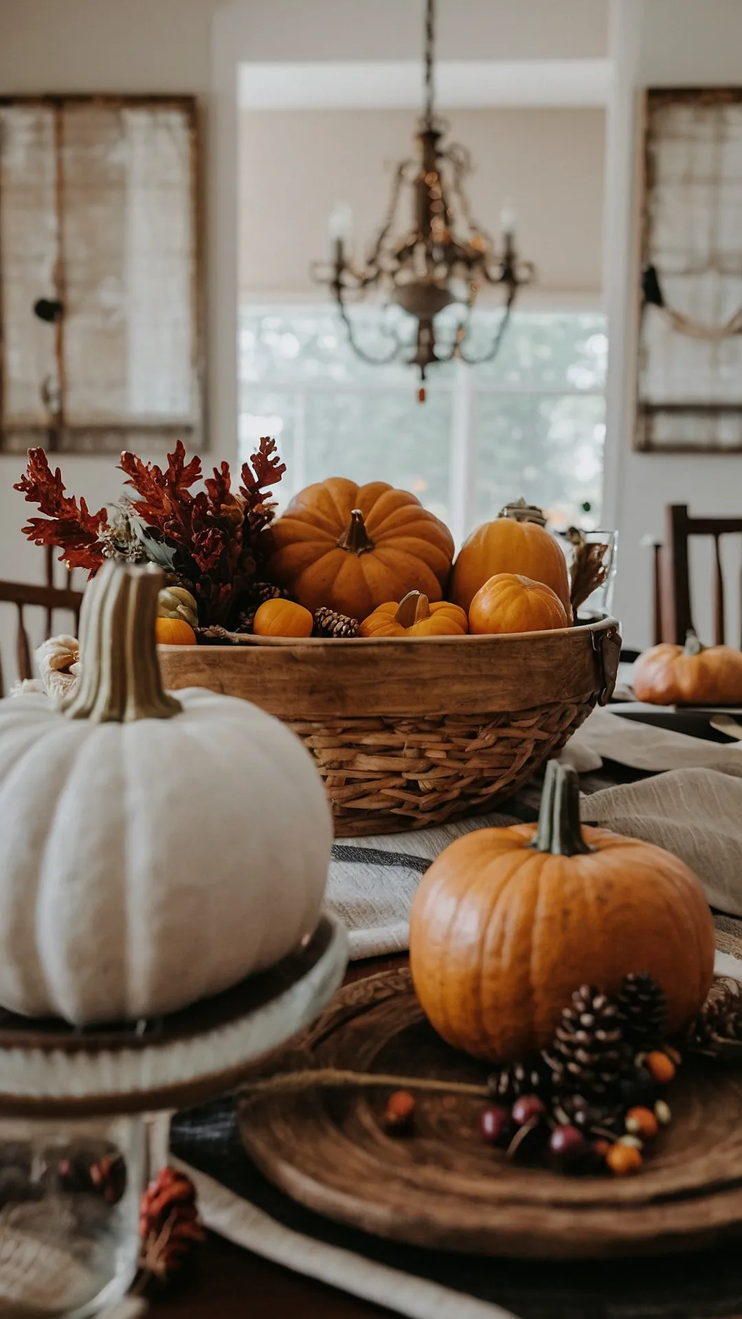 Pinecone & Pumpkin: Thanksgiving Table Magic