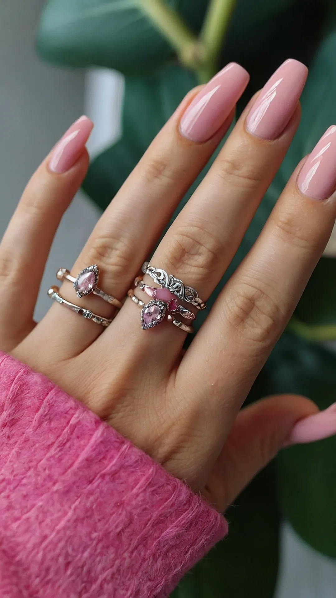 Pink Power: Fall's Nail Trendsetters