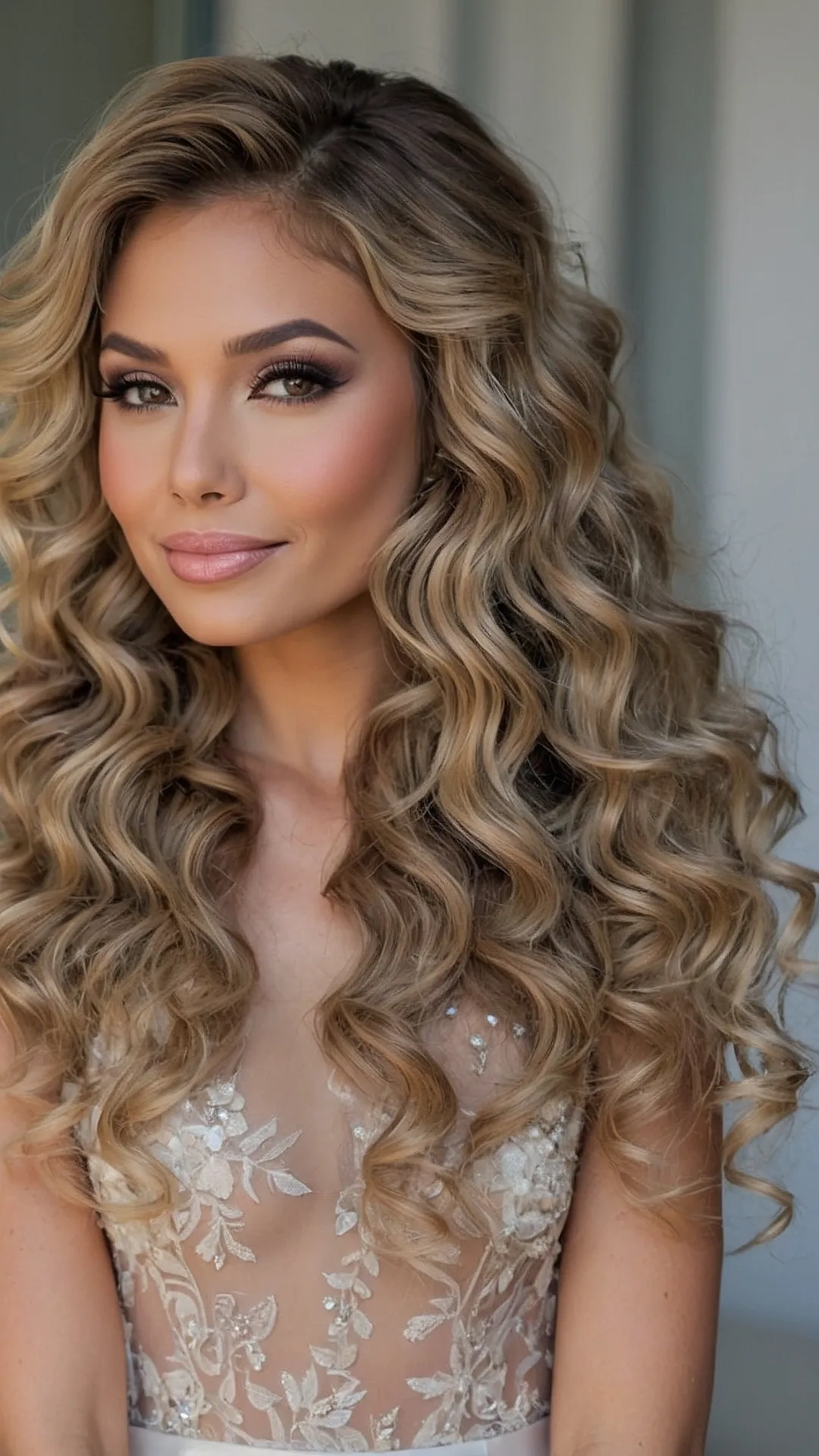 Effortless Bridal Curls