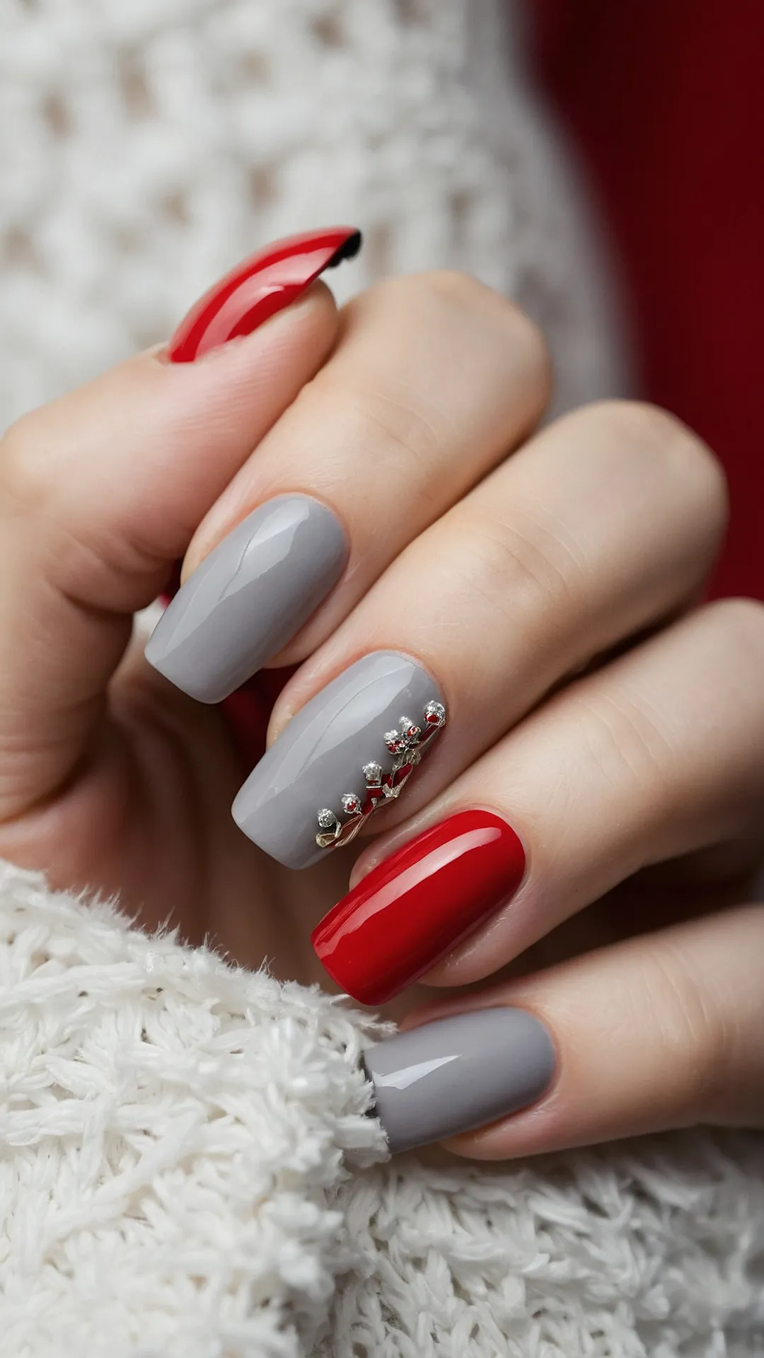 Cozy Christmas Nails