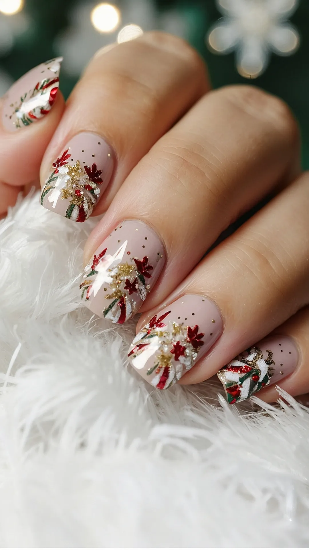 Candy Cane Nails