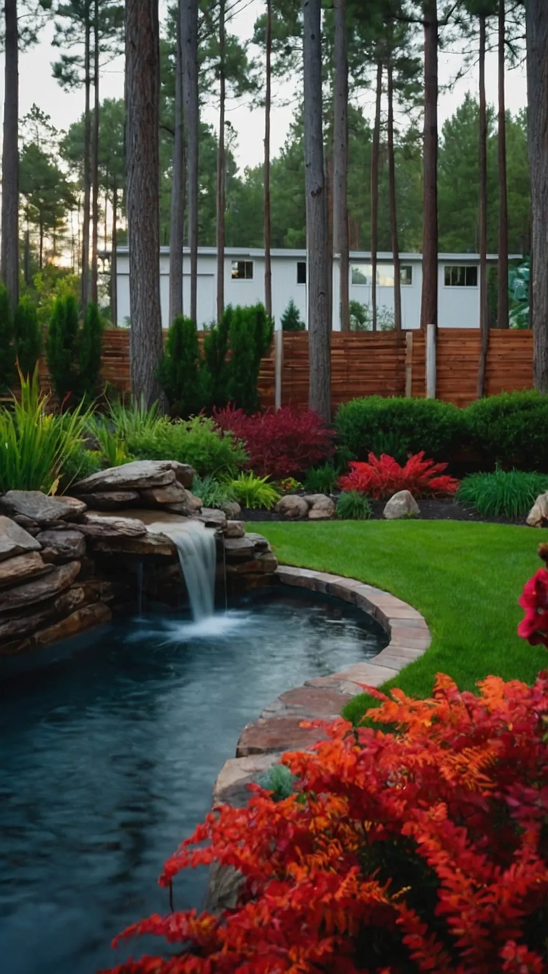 Nature's Modern Embrace: Backyard Oasis