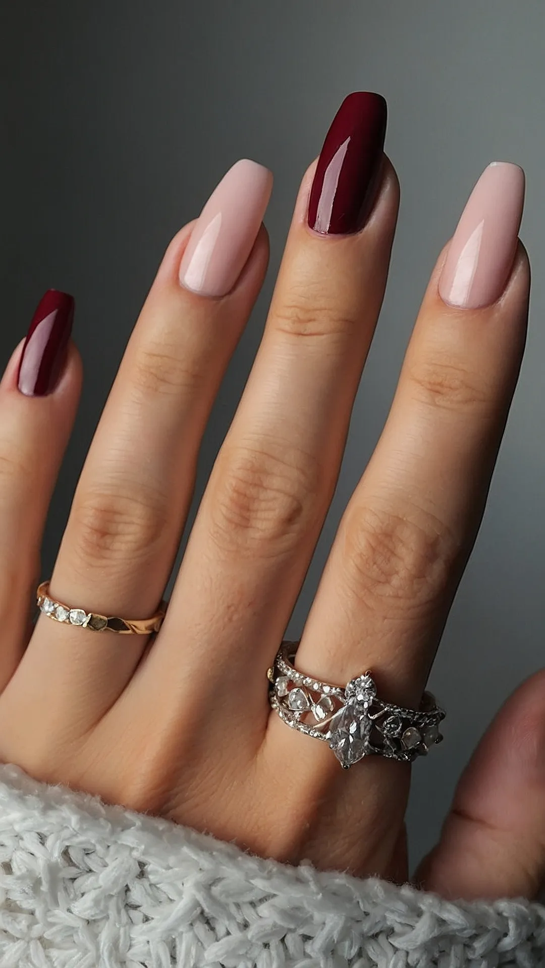 Burgundy & Bling: