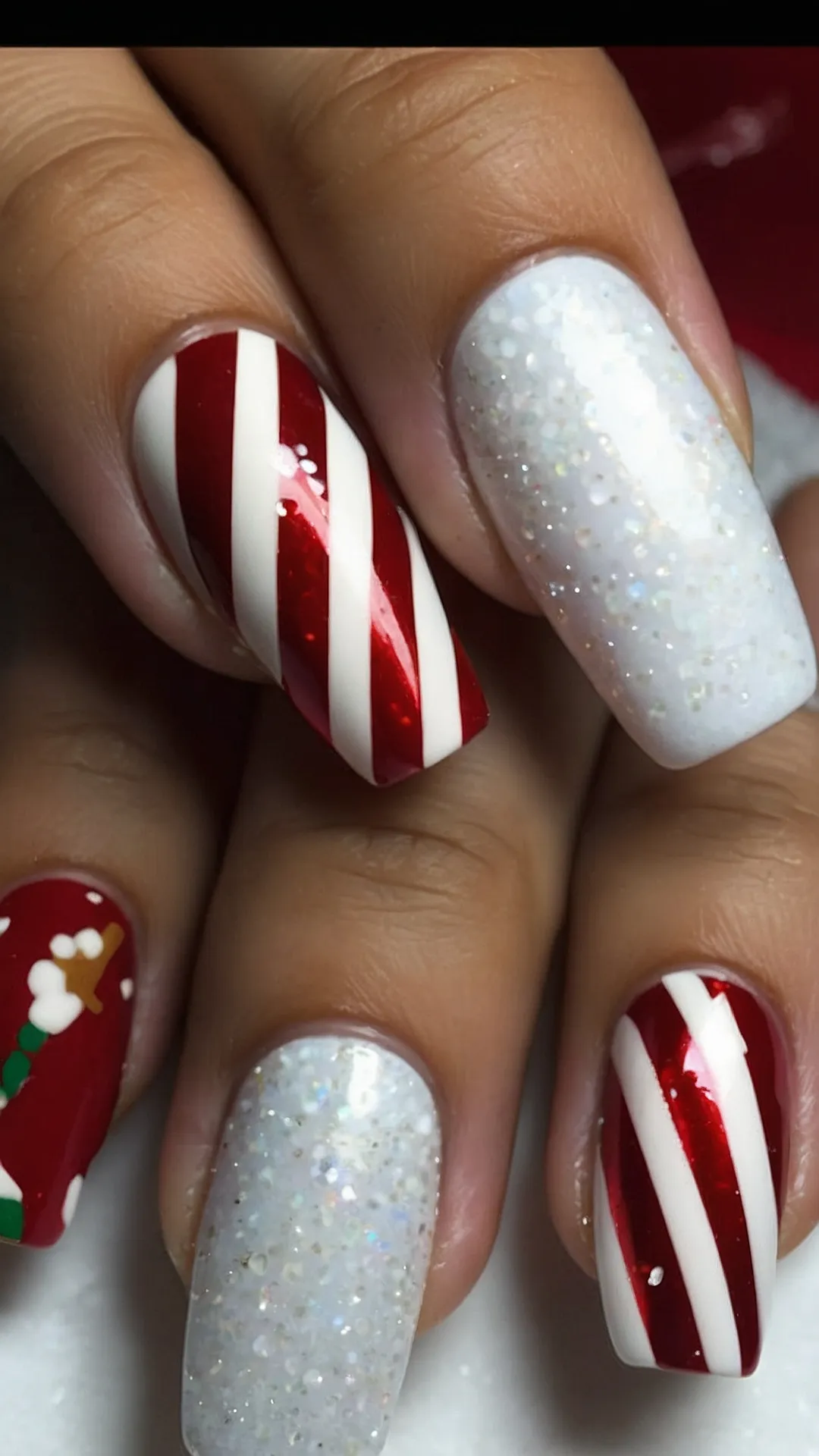 Festive Nail Sparkle