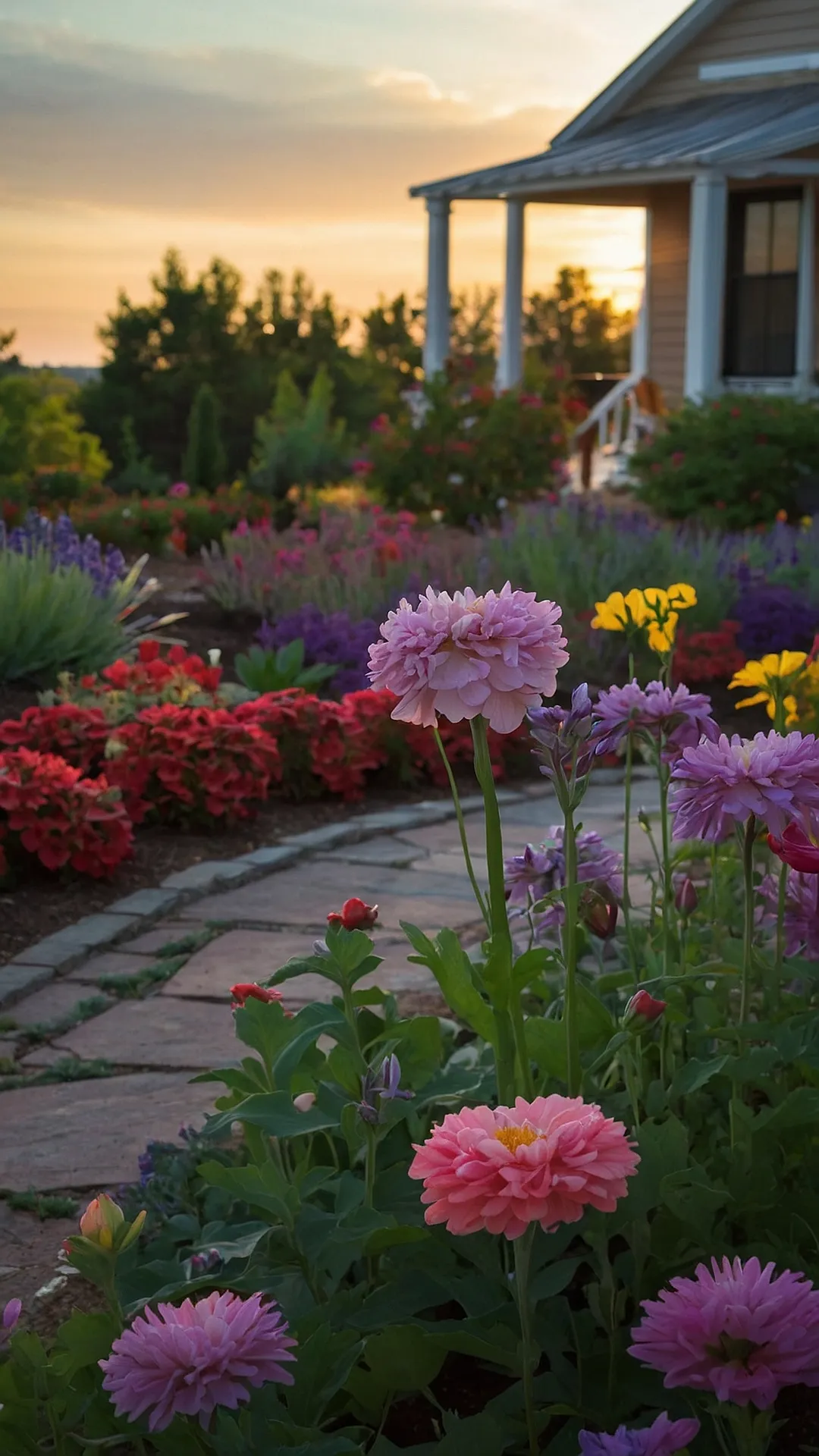 Sunset Blooms