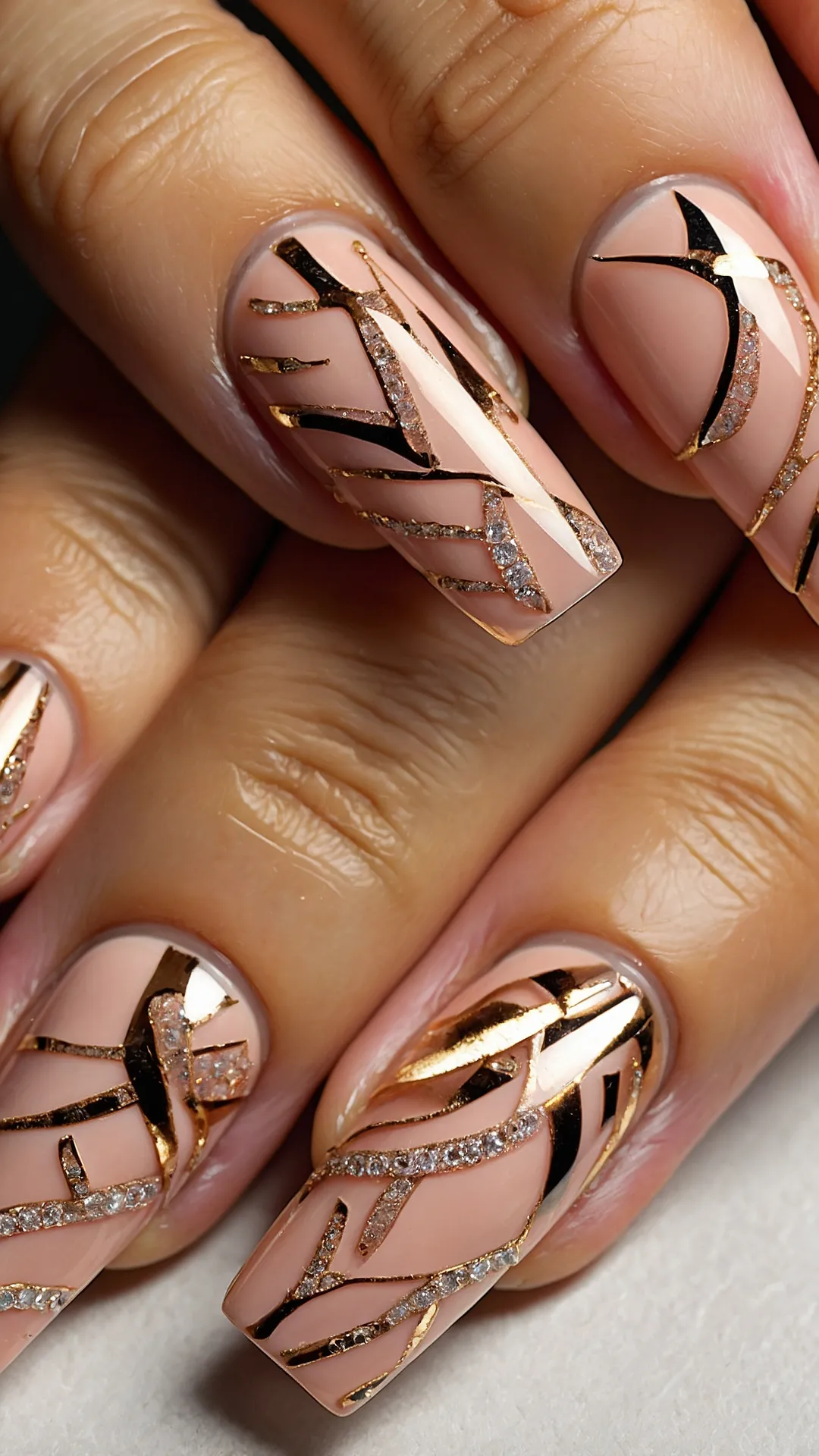 Blinged Out Peach