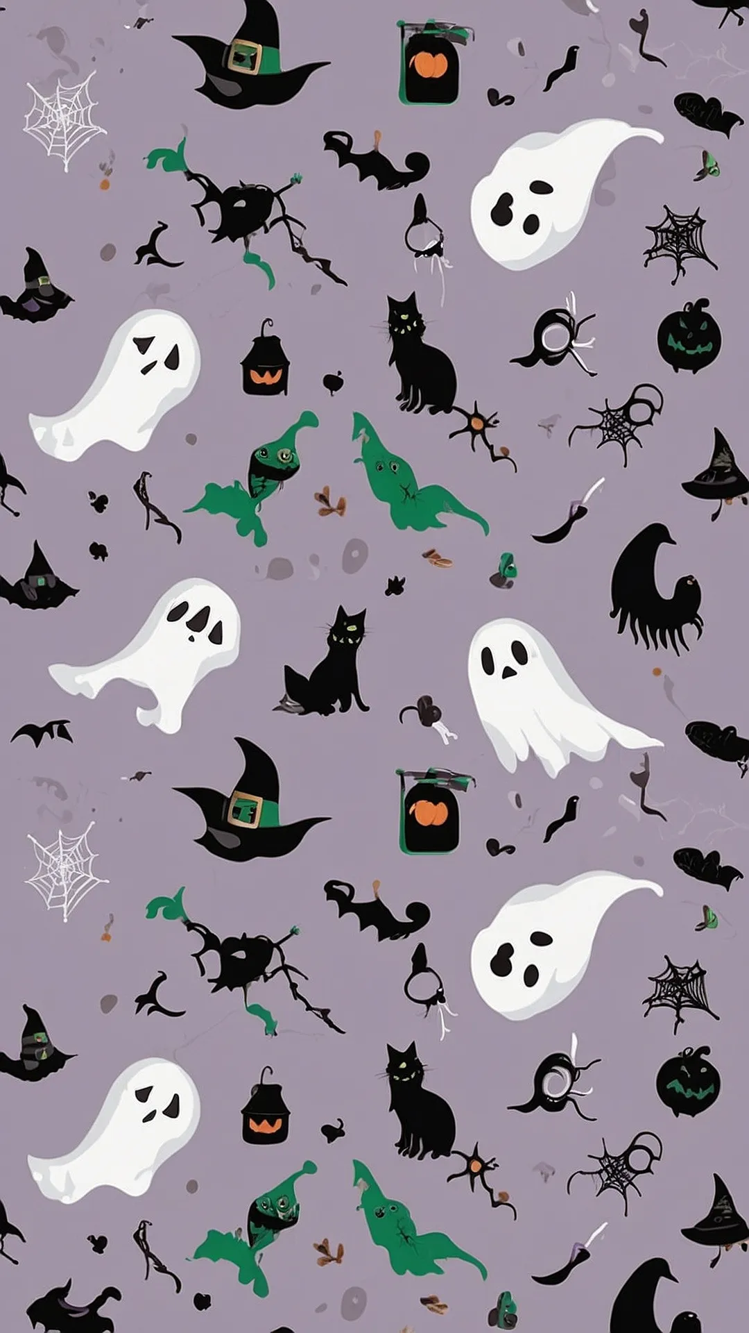 Spooky Fun on a Purple Background!