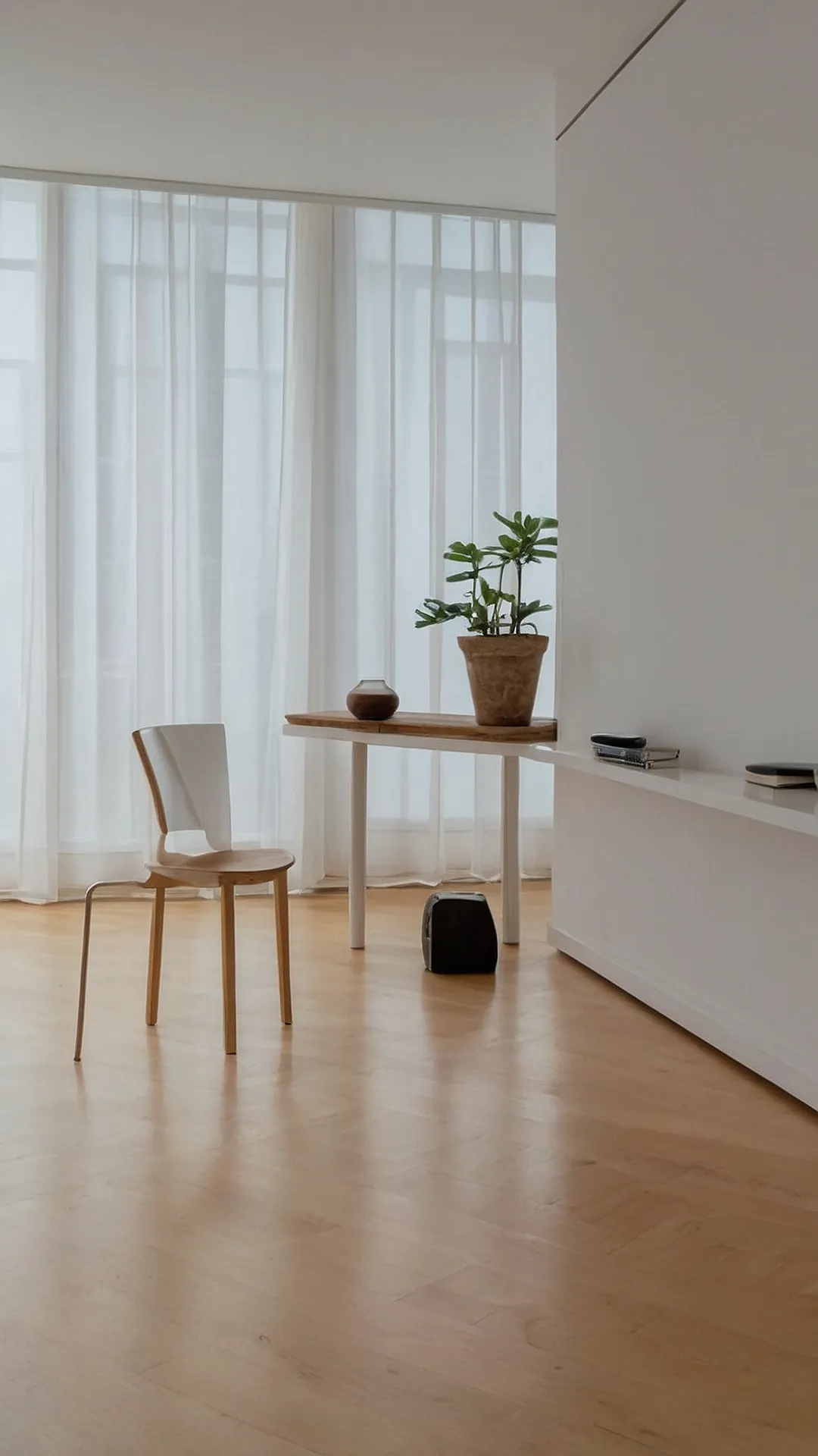 Minimalist Zen: A Room's Tranquility