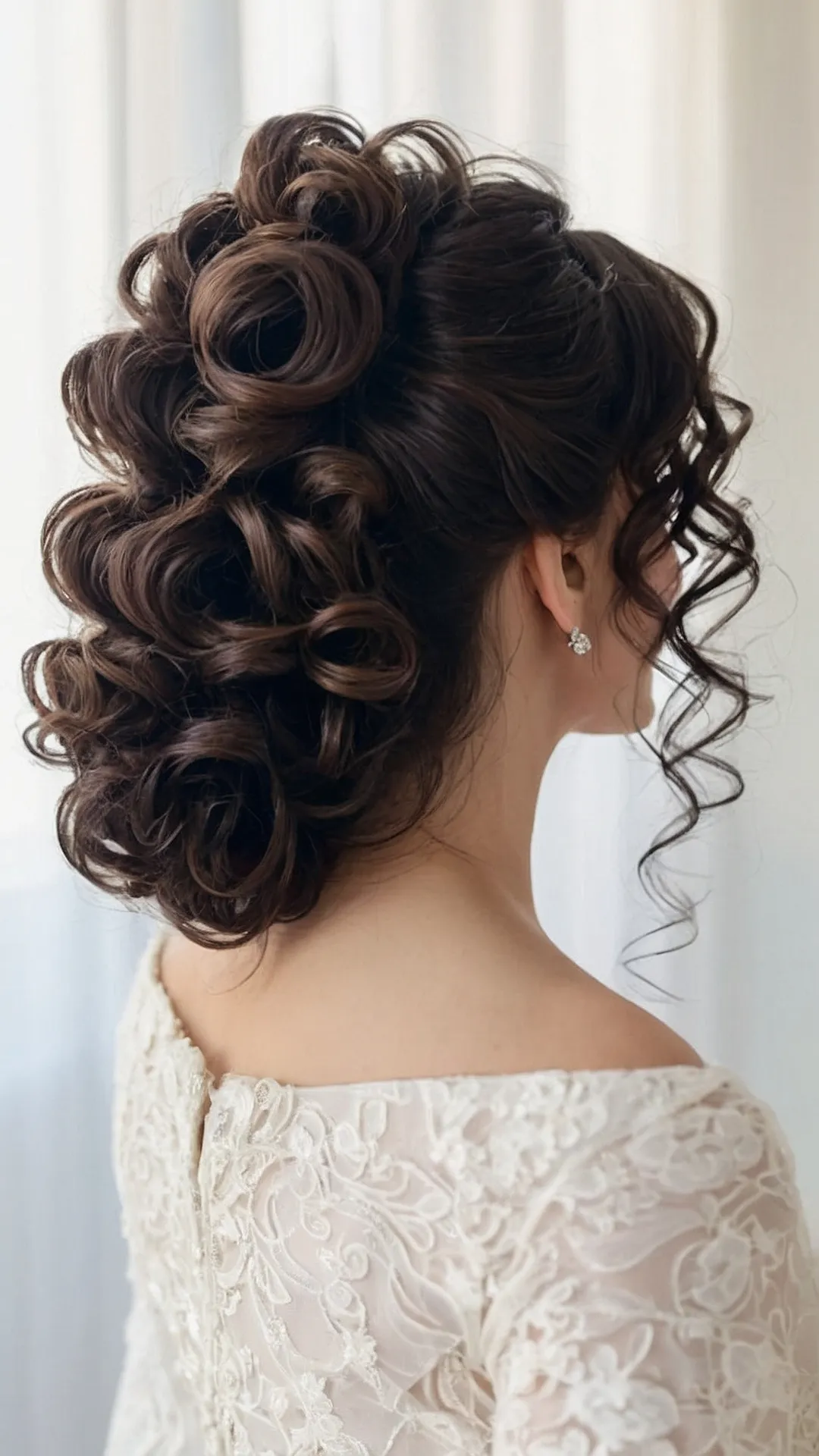 Boho Curls: Bridal Hairstyles