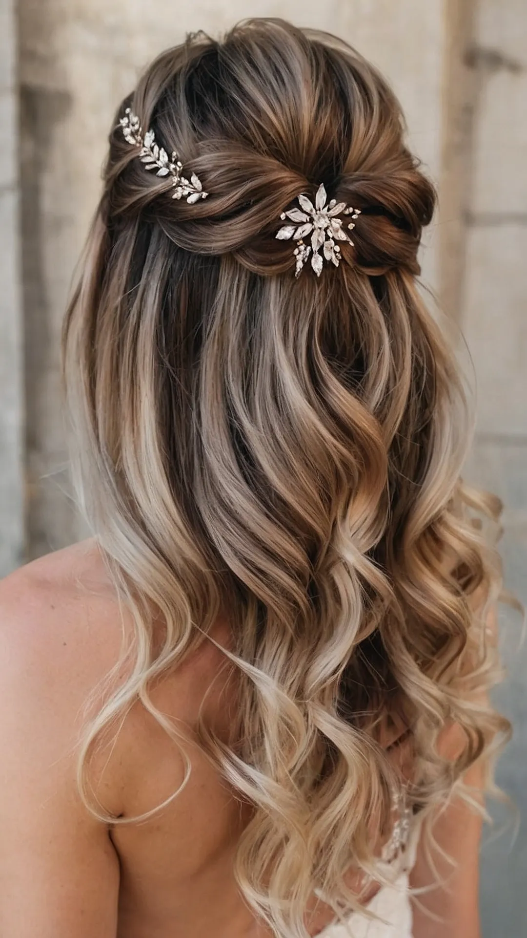 Dreamy Half Up Half Down Hair Inspirations for Your Bridal Look