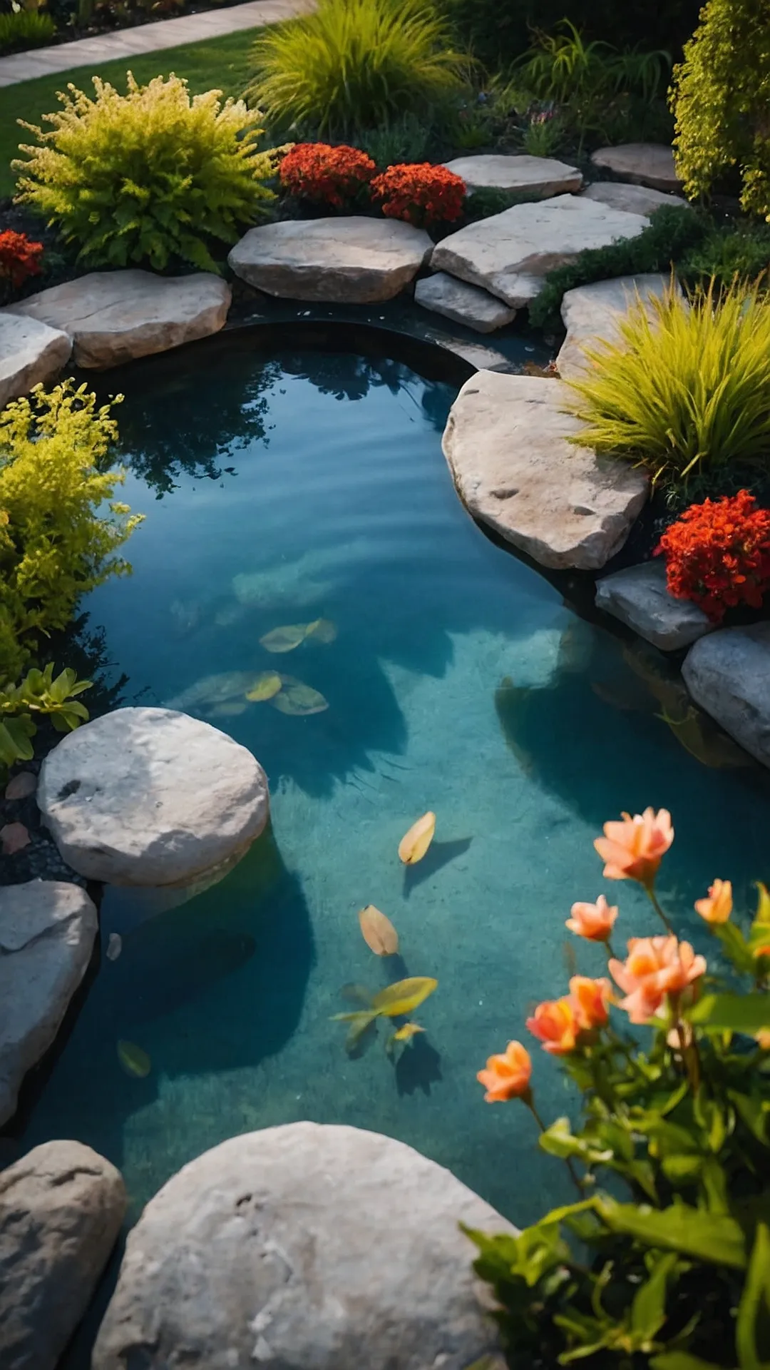 Serene Pondscape: