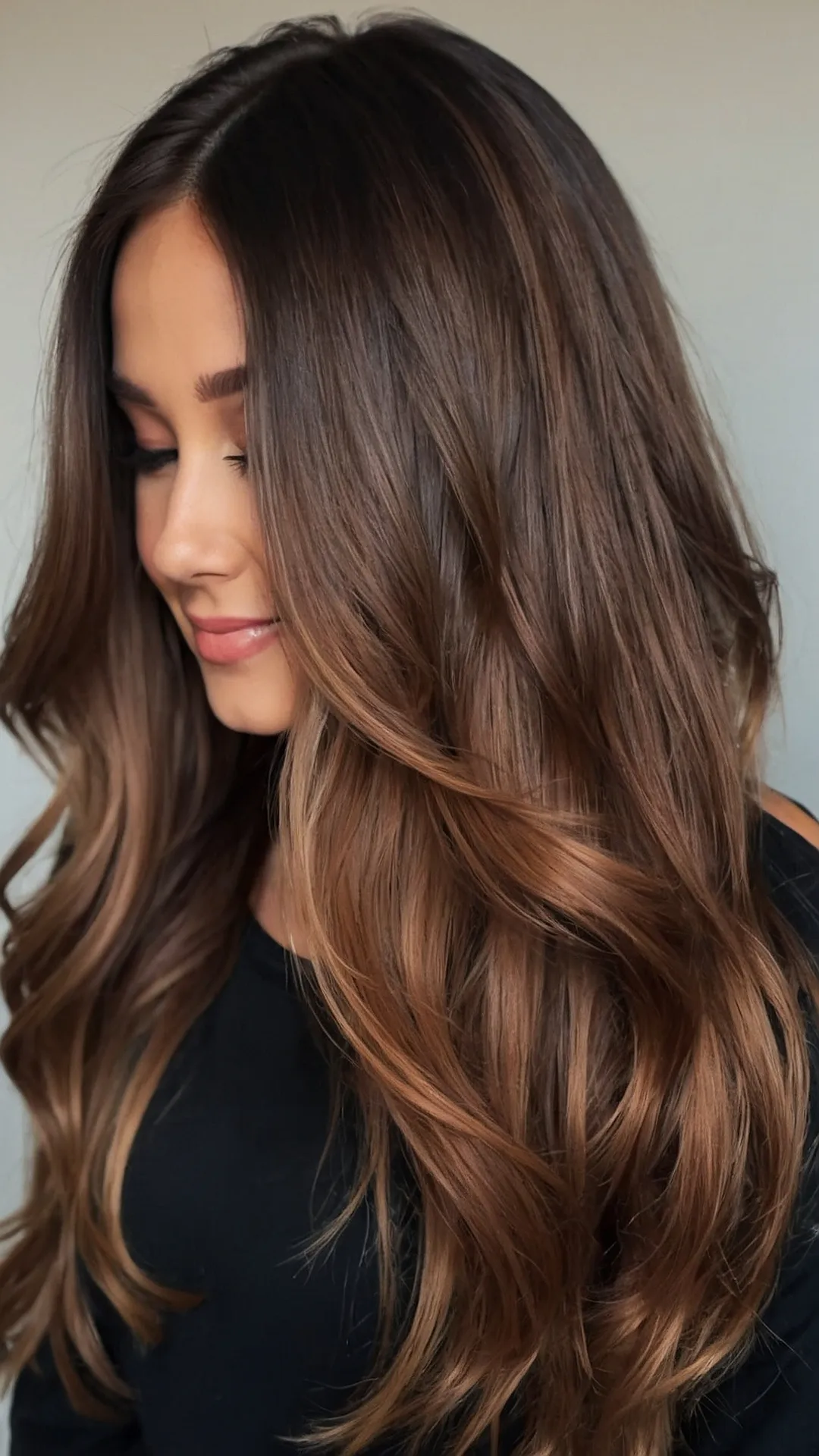 Autumn's Embrace: Balayage Hair Goals