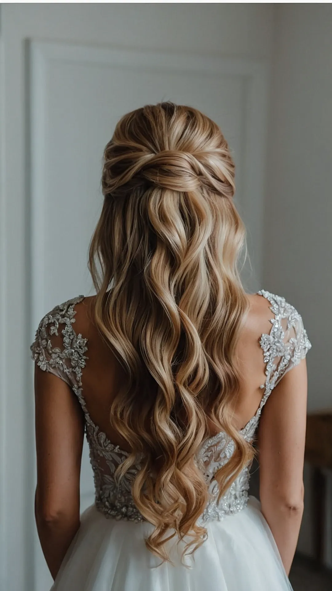 Gorgeous Half Up Half Down Bridal Looks to Elevate Your Wedding Style