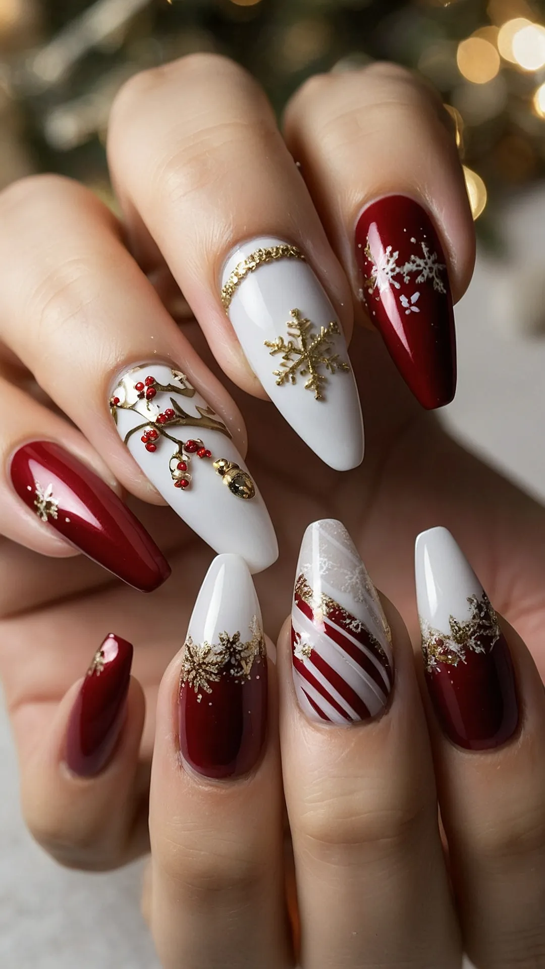 Cozy Christmas Nails