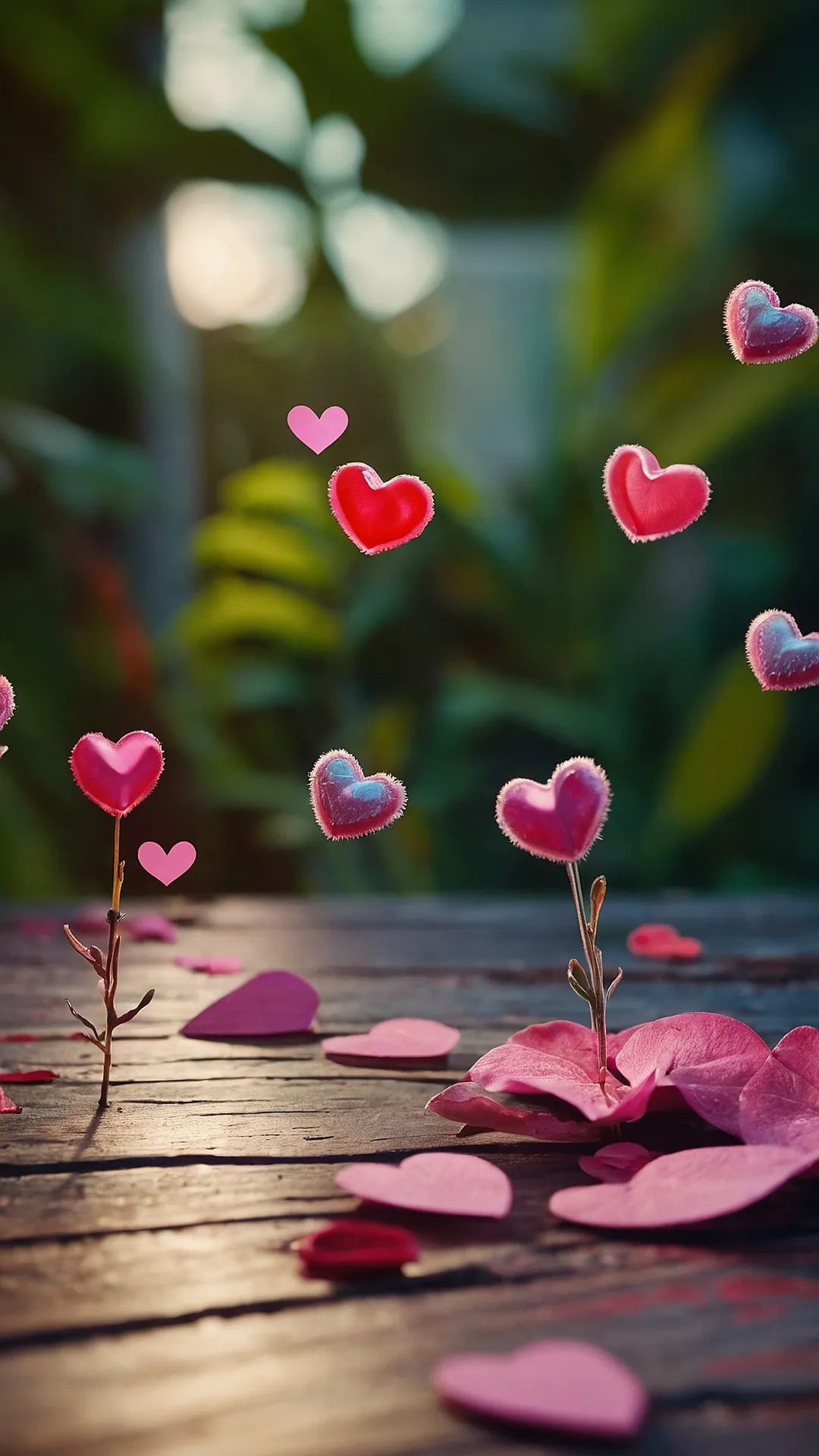 Melting Hearts Wallpaper