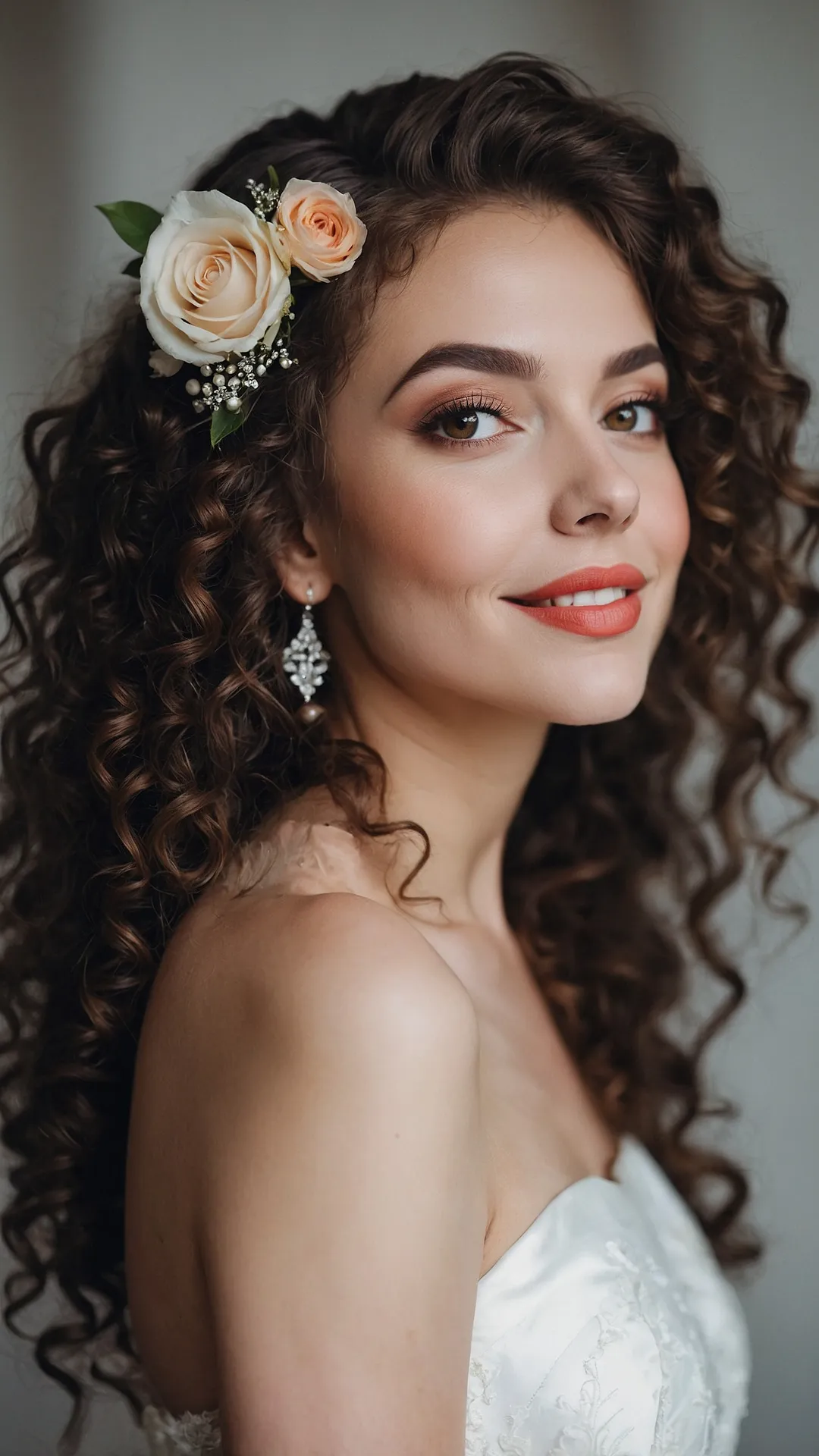 Elevated Wedding Curls