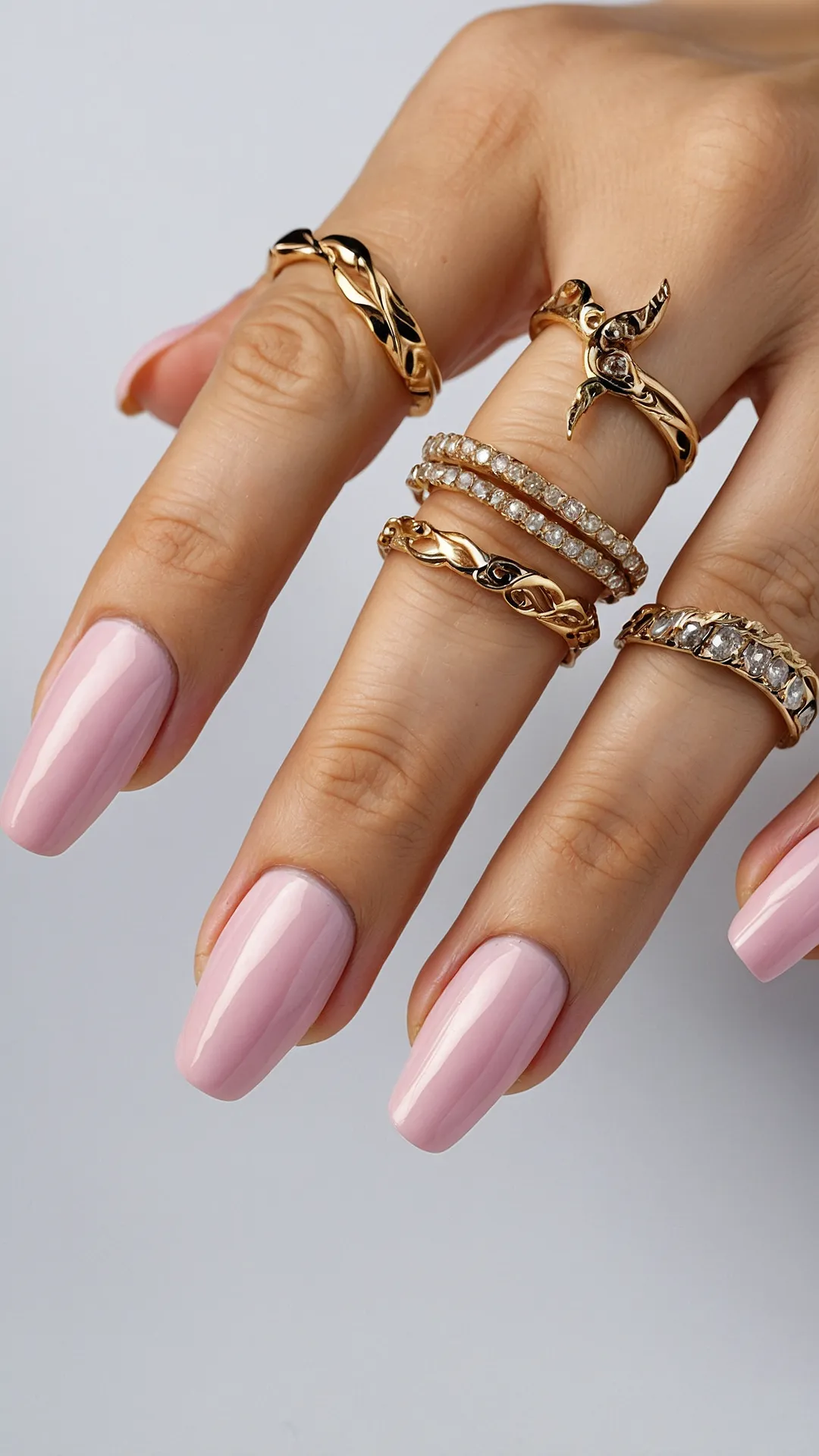 Glitter Summer Nails
