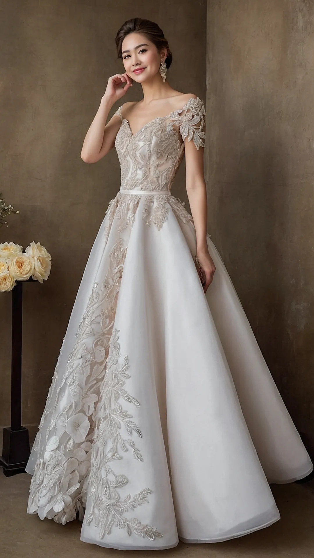 Rose Ball Gown Romance