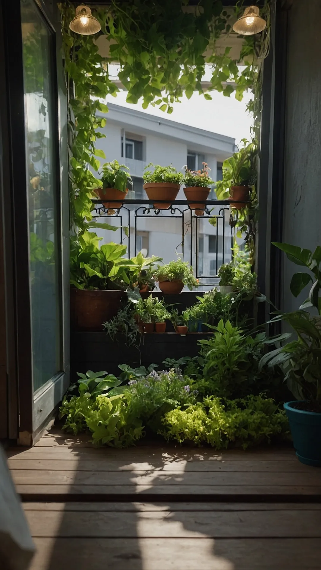 Balcony Jungle Oasis: