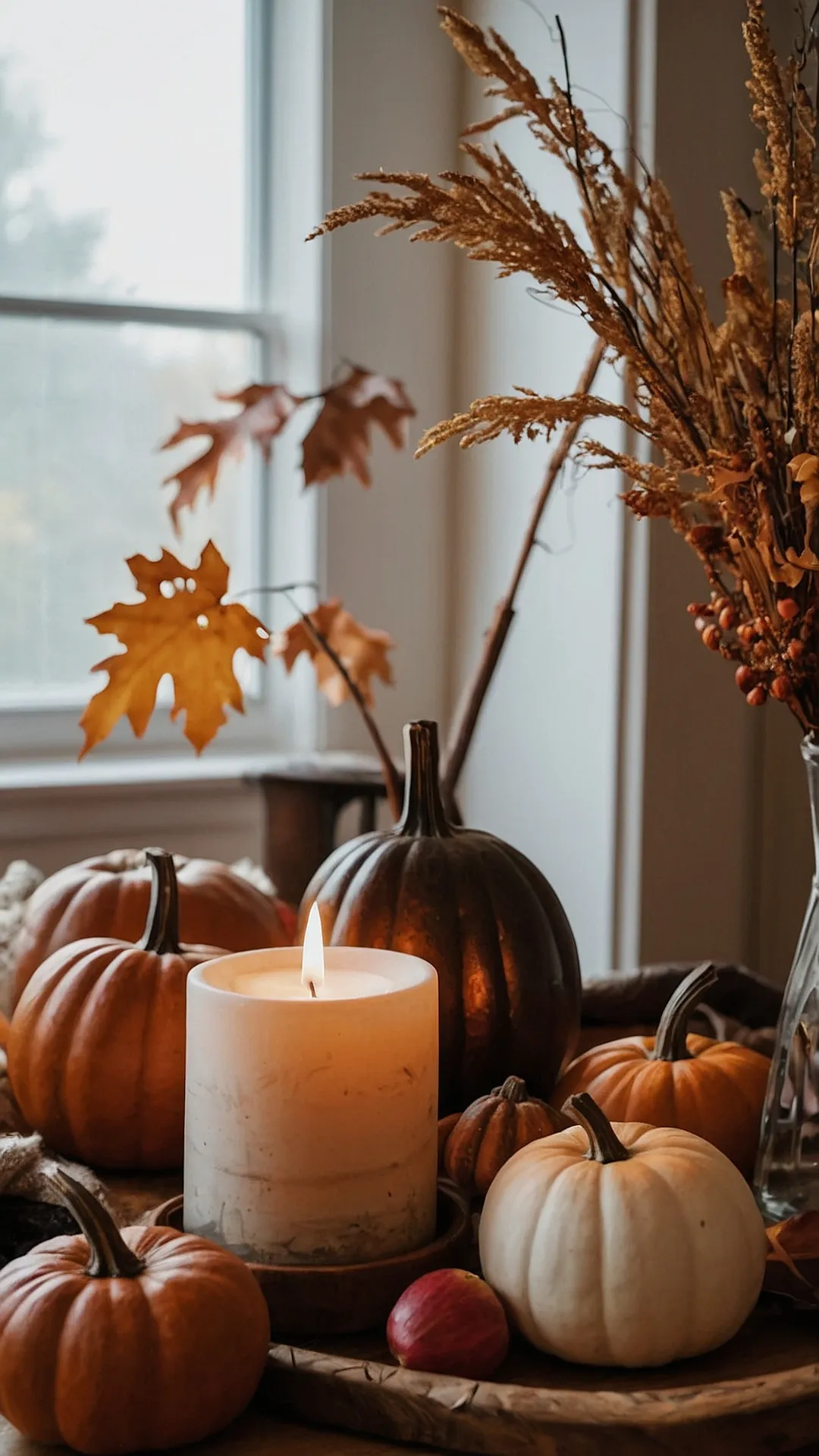 Fall Decor:  Cooler Than Spice