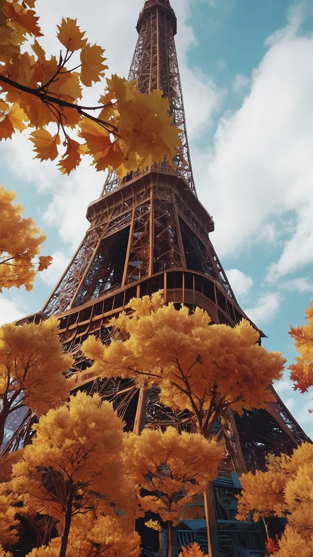 Eiffel Tower Autumn Dreams